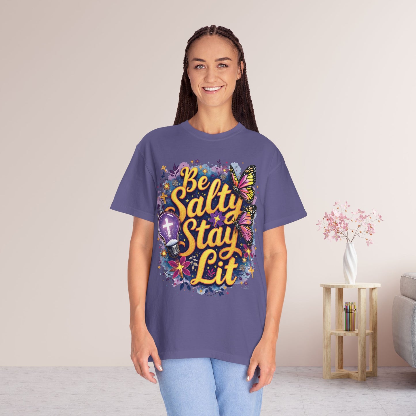 Be Salty Stay Lit Comfort Colors Shirt