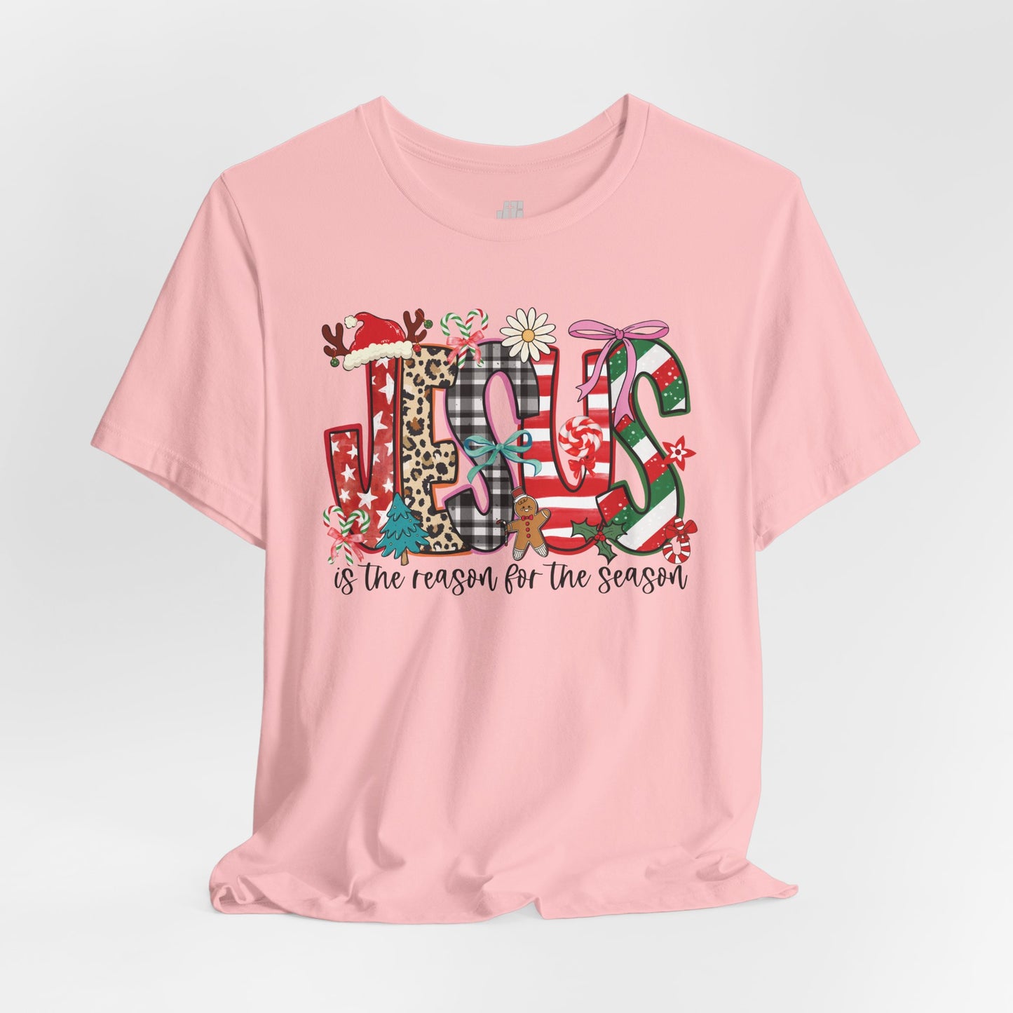 Jesus Is The Reason For The Season Soft Cotton Tee - Christian Christmas Shirt