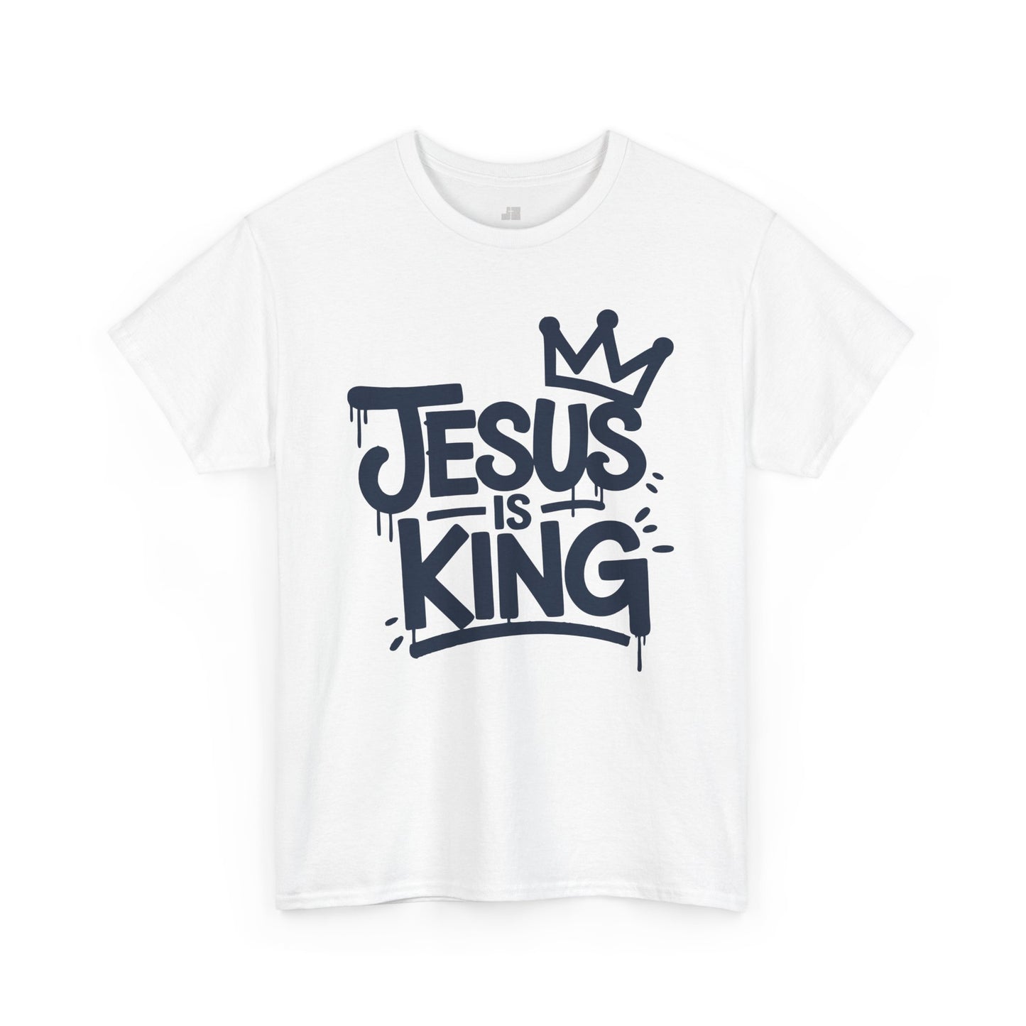 Jesus is King Heavy Cotton Tee