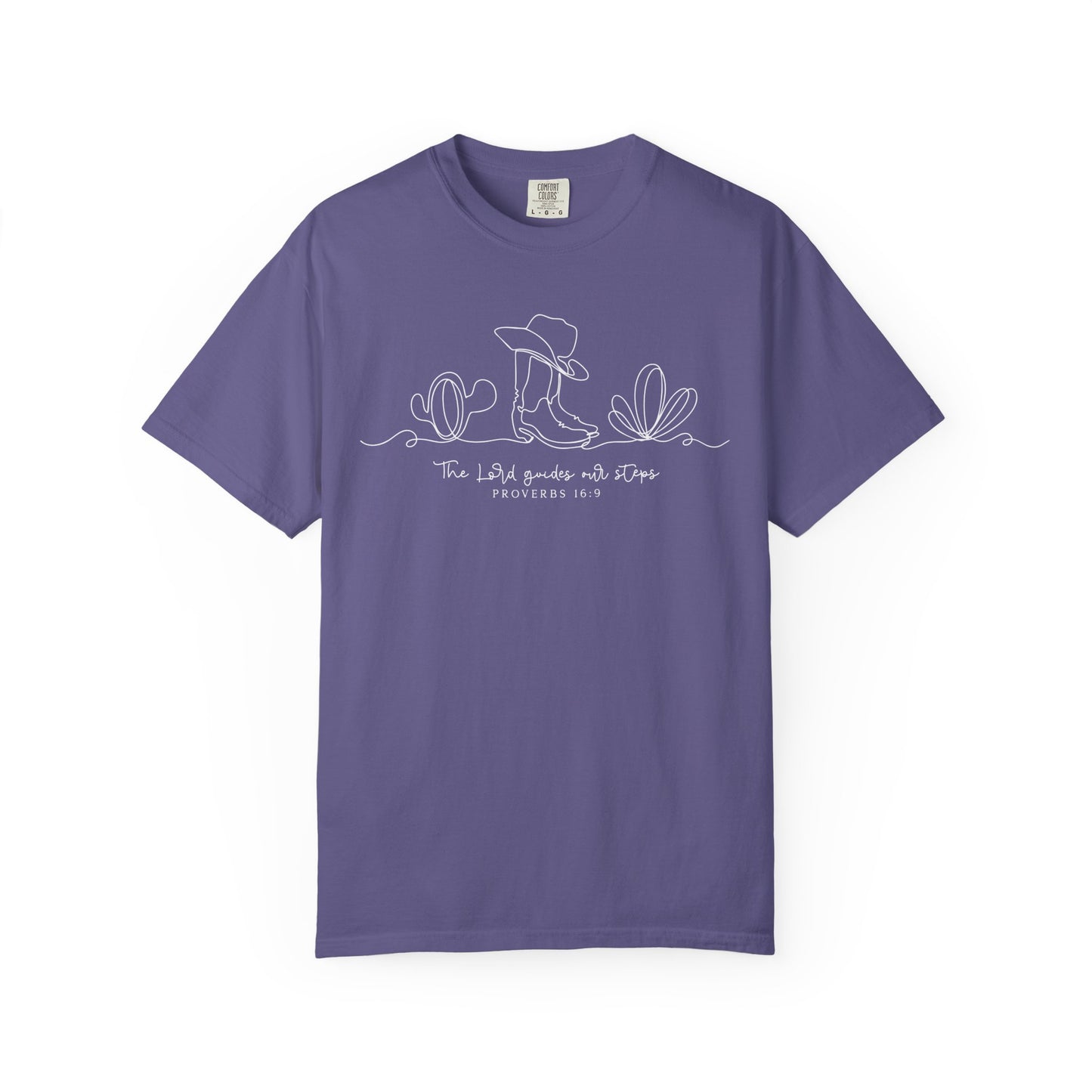 The Lord Guides Our Steps Comfort Colors Shirt