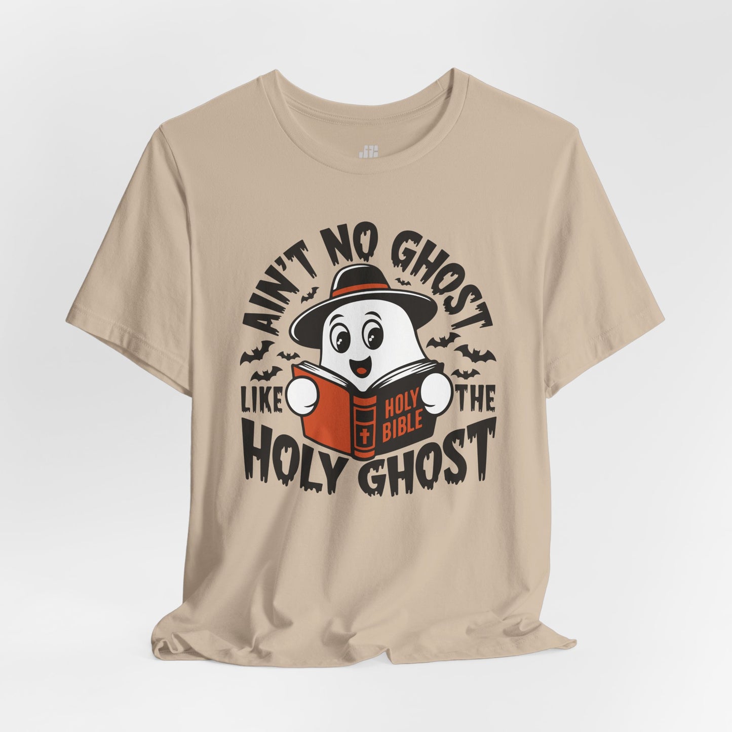 Ain't No Ghost Like The Holy Ghost Soft Cotton Tee - Christian Shirt