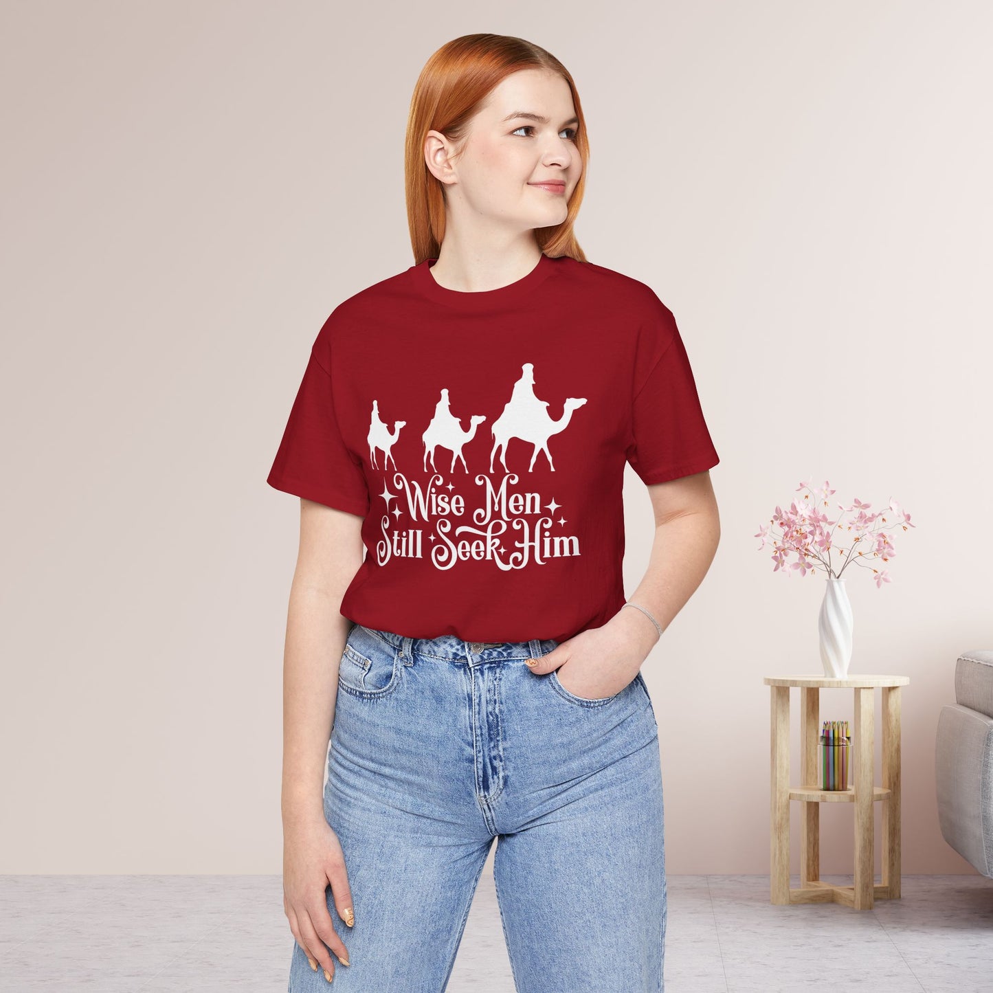Wise Men Still Seek Him Soft Cotton Tee - Christian Christmas Shirt