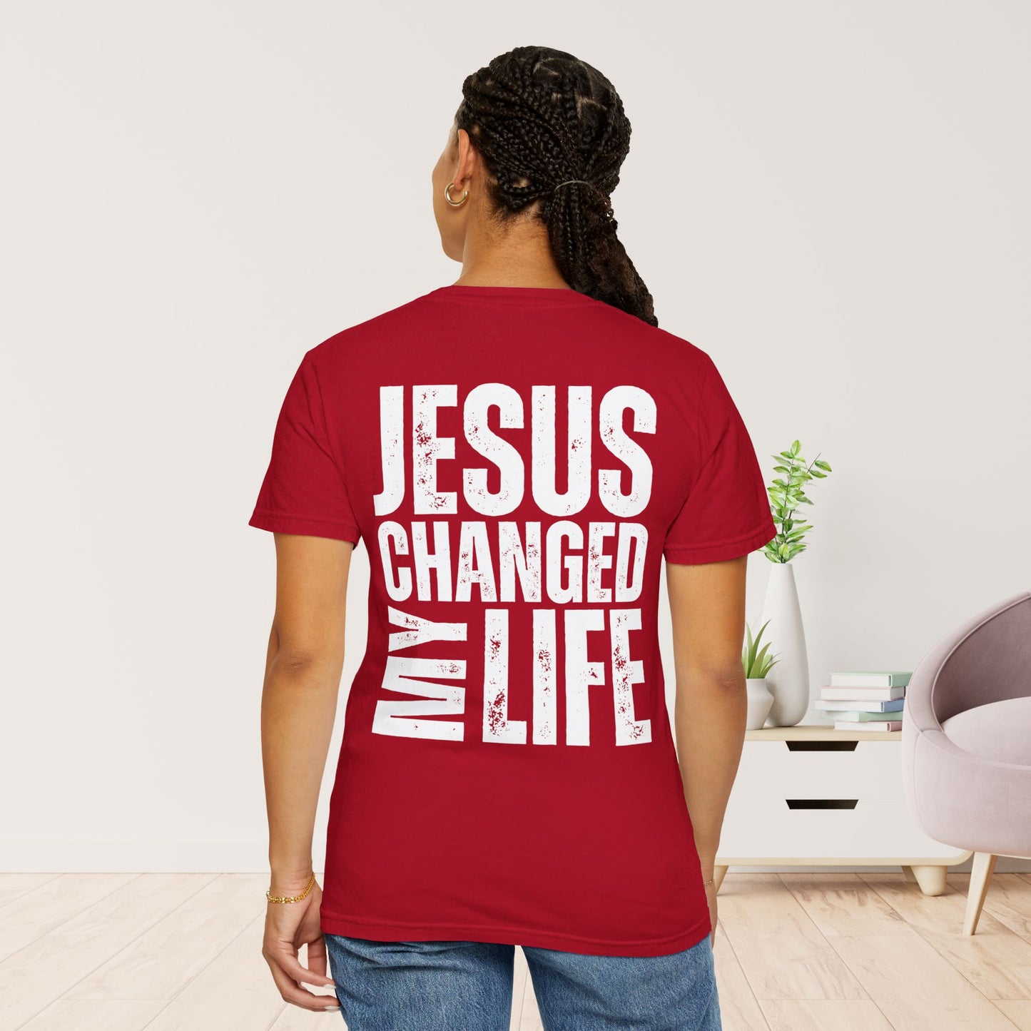 Comfort Colors Jesus Changed My Life Christian Shirt
