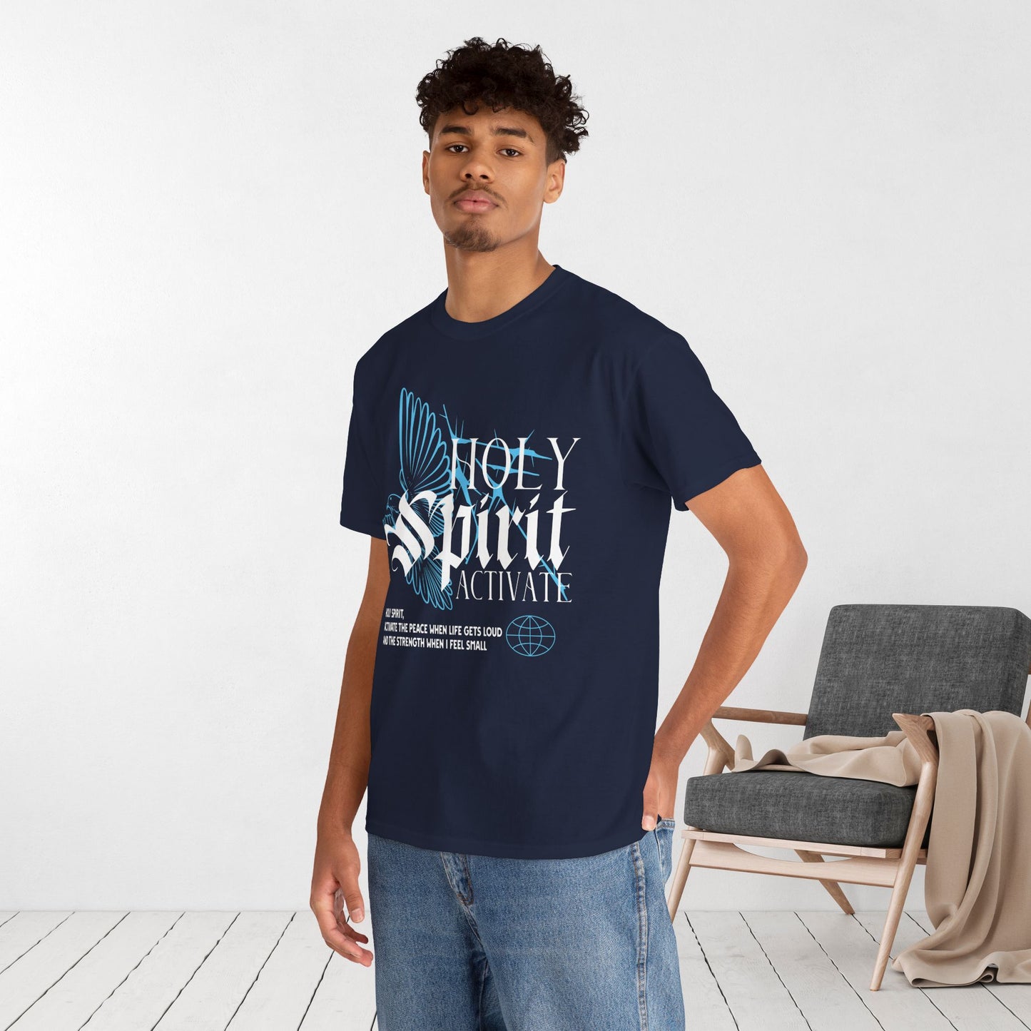 Holy Spirit Activate Heavy Cotton Tee