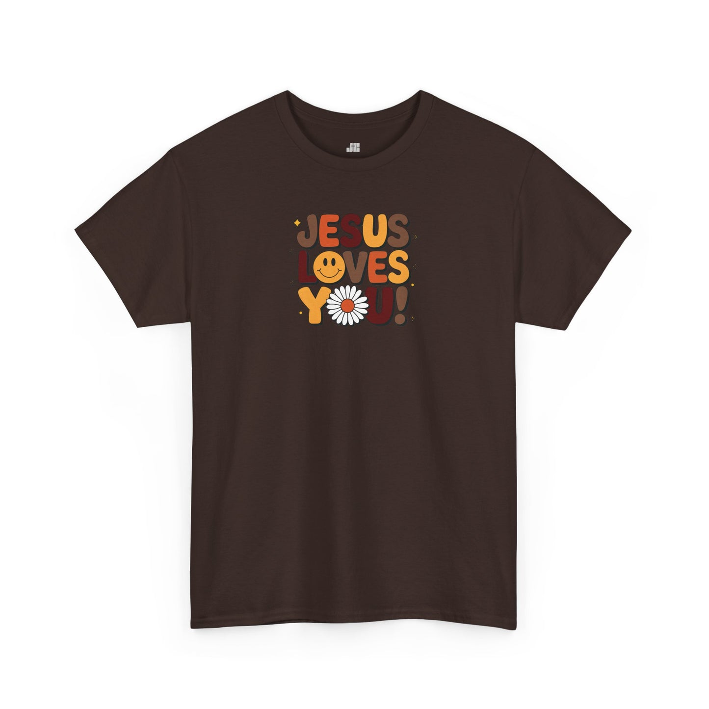 Jesus Loves You Heavy Cotton Tee