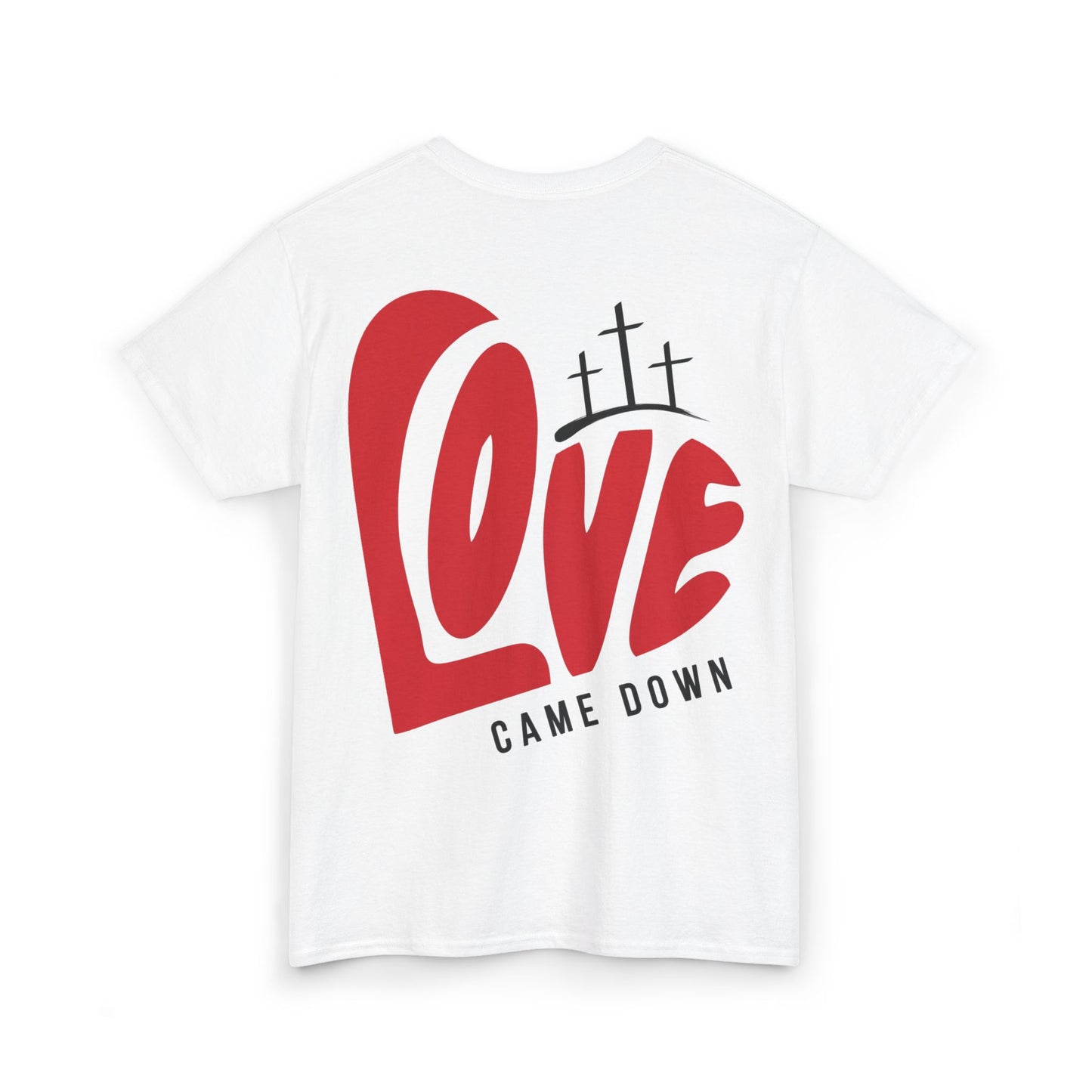 Love Came Down Heavy Cotton Tee - Luke 2:11