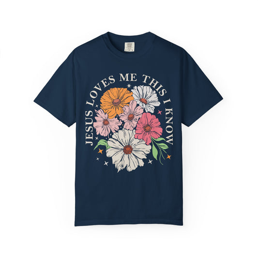 Jesus Loves Me This I Know Comfort Colors Shirt