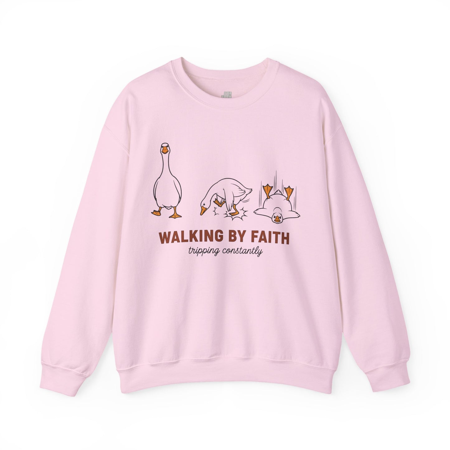 Walking By Faith Tripping Constantly Sweatshirt