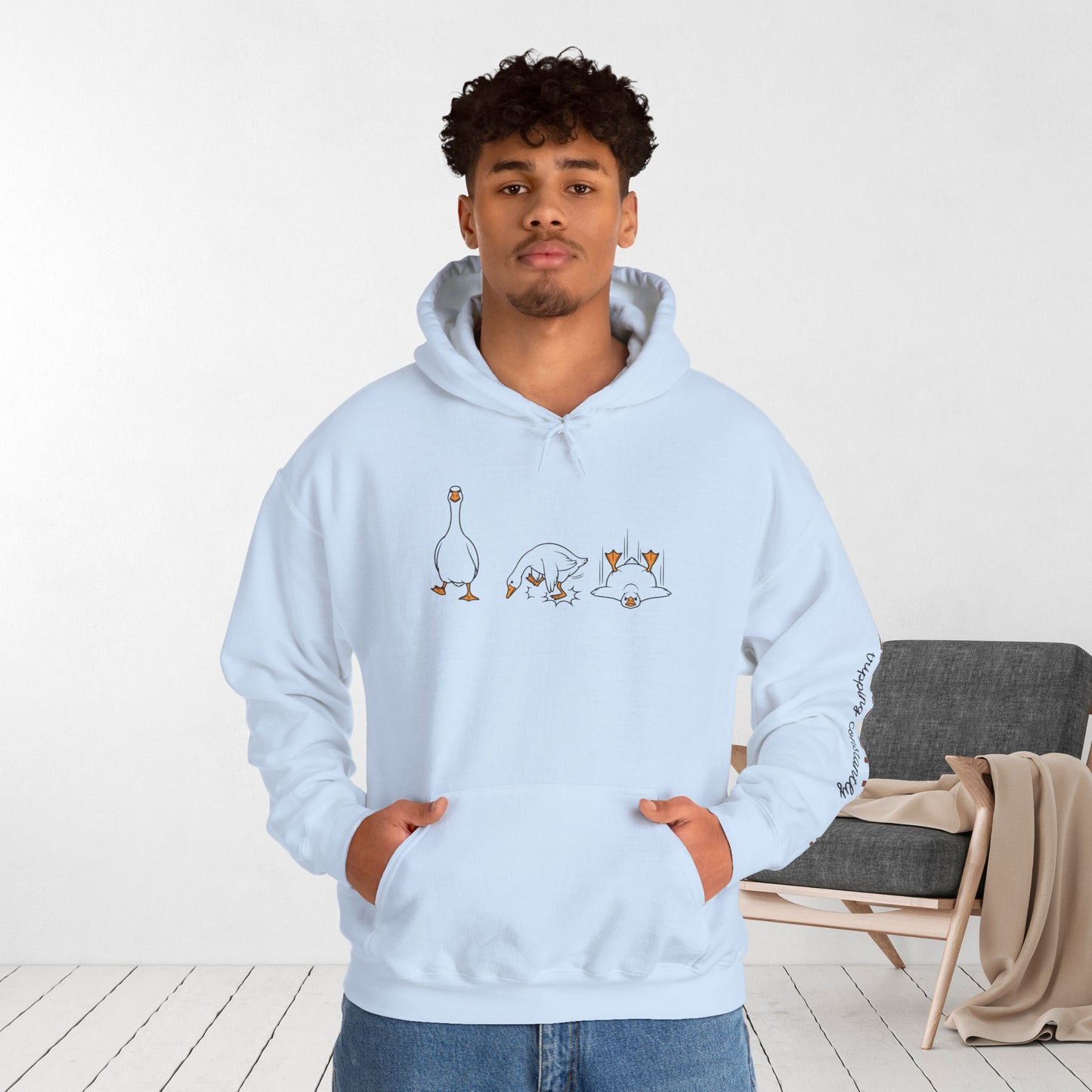 Walking By Faith Tripping Constantly Hoodie
