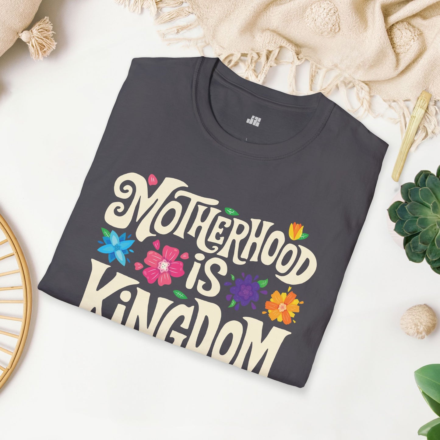Motherhood is Kingdom Work Softstyle T-shirt
