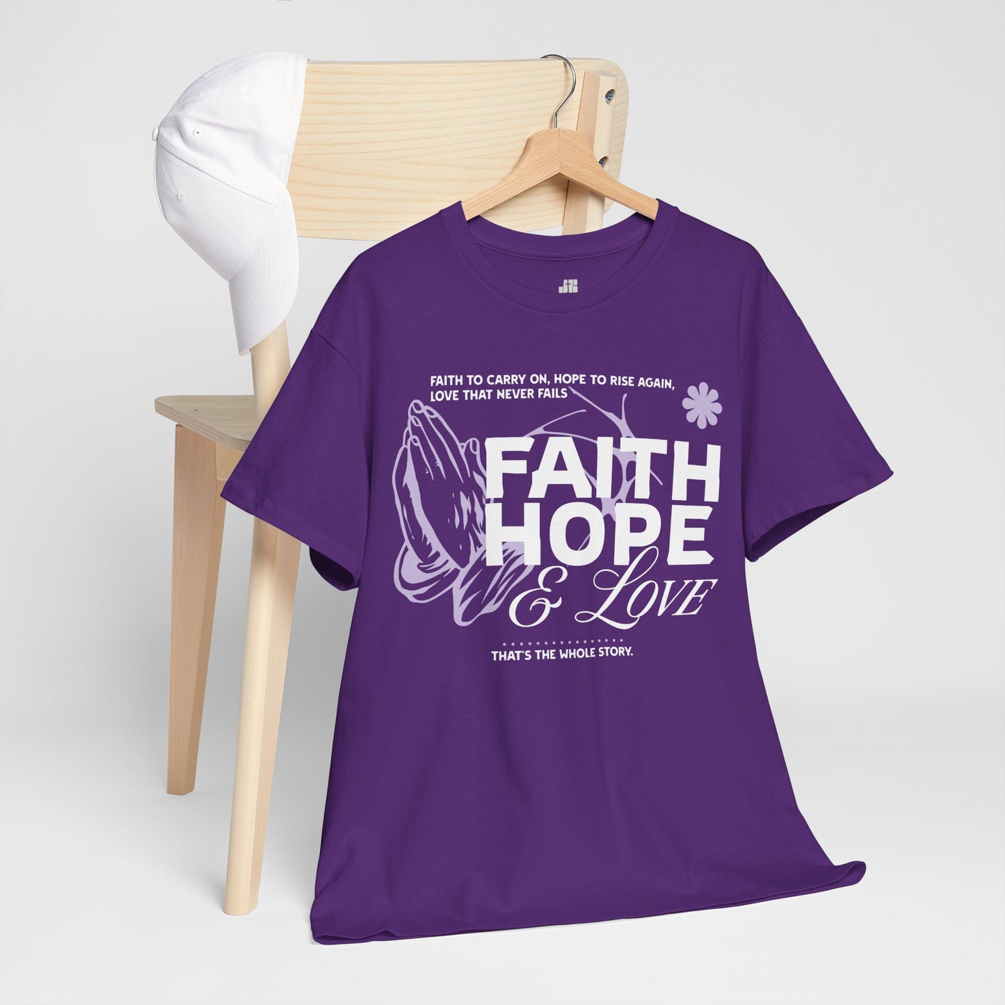 Faith Hope Love Heavy Cotton Tee