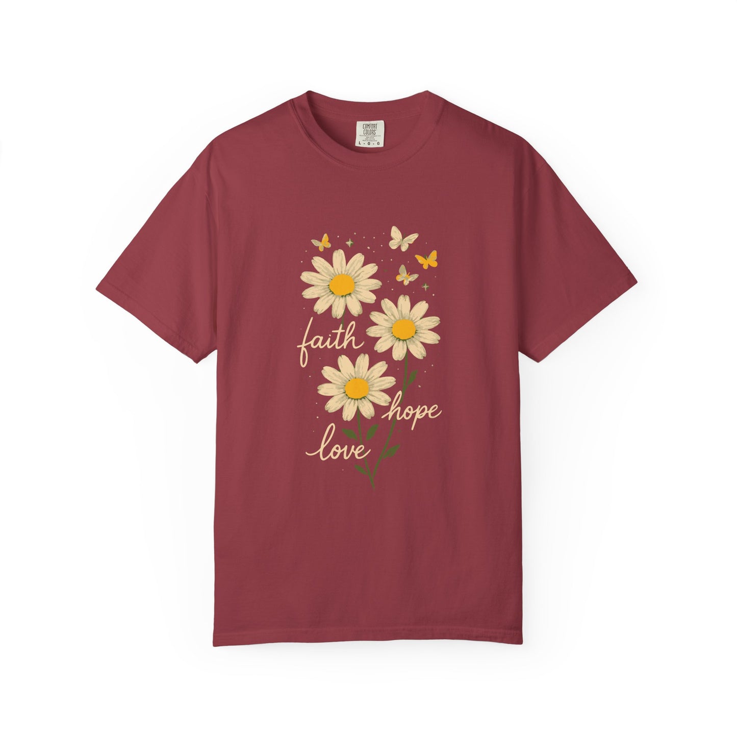 Faith Hope Love Comfort Colors Shirt