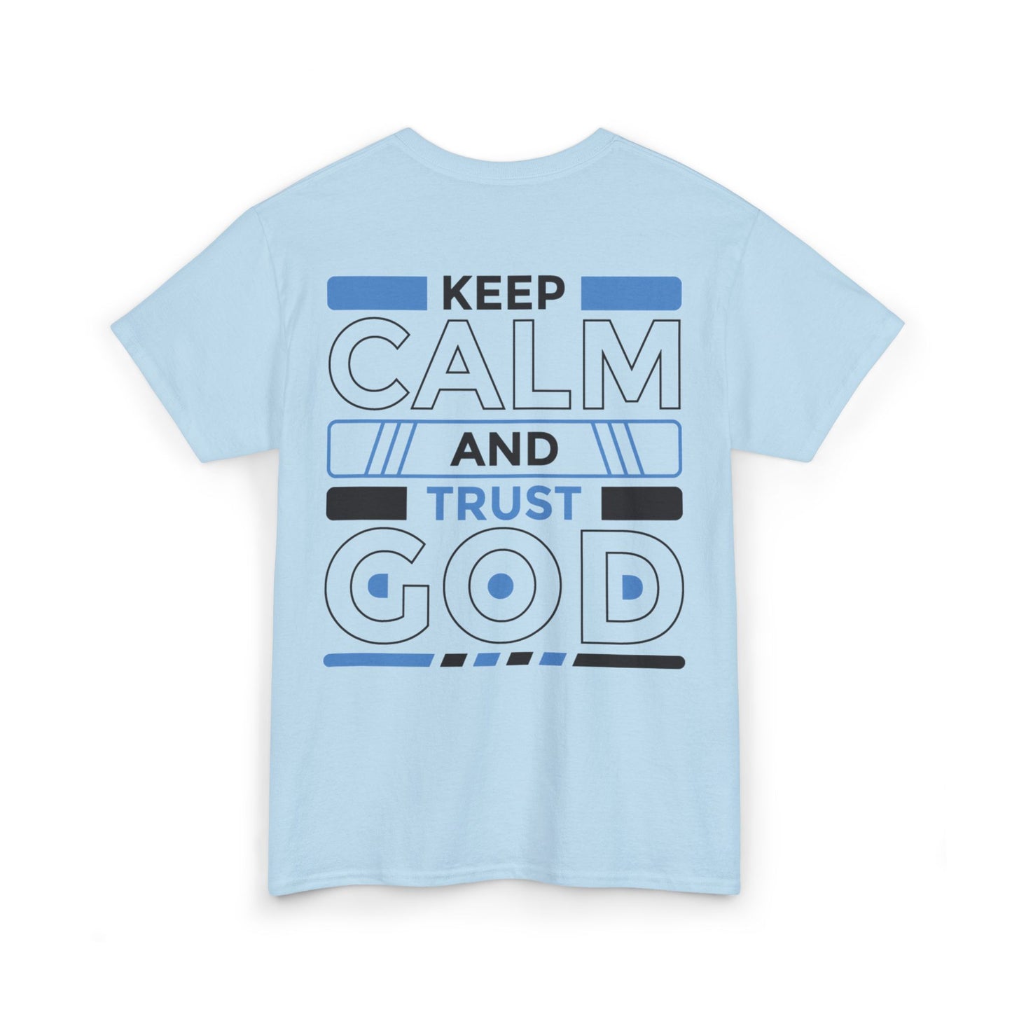 Keep Calm and Trust God Heavy Cotton Tee