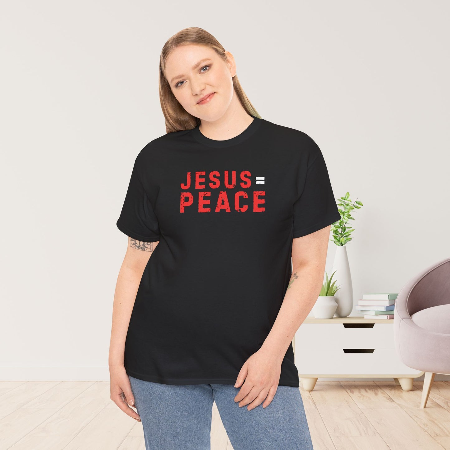 Jesus is Peace Heavy Cotton Tee