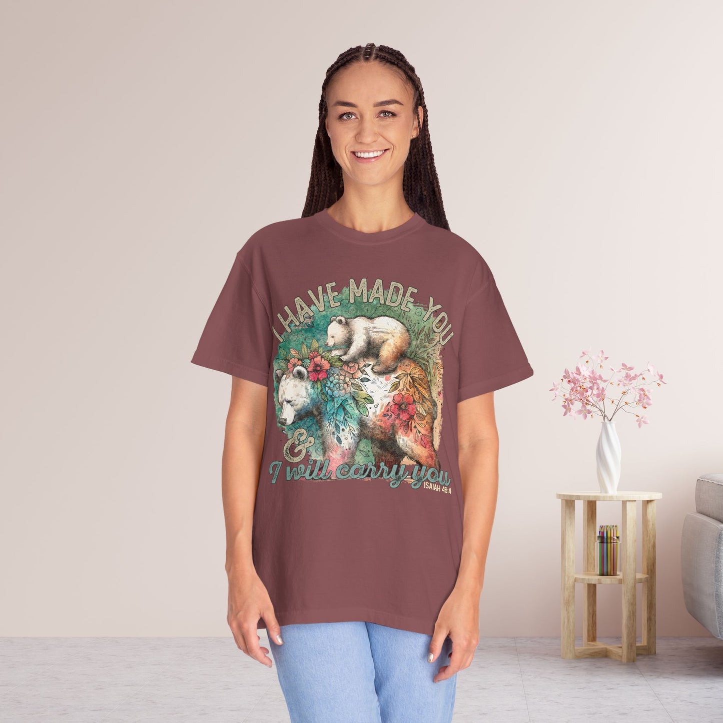 I Will Carry You Comfort Colors Shirt