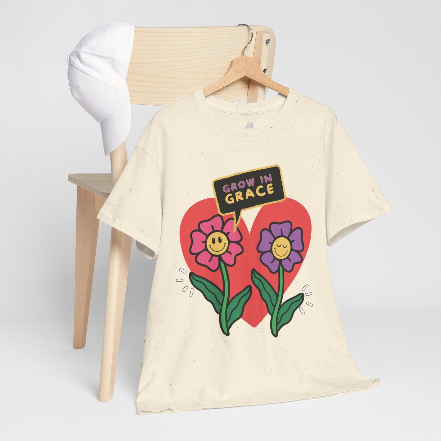 Grow In Grace Heavy Cotton Tee