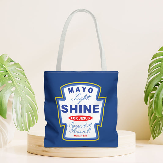 Mayo Light Shine for Jesus Tote Bag - 16"