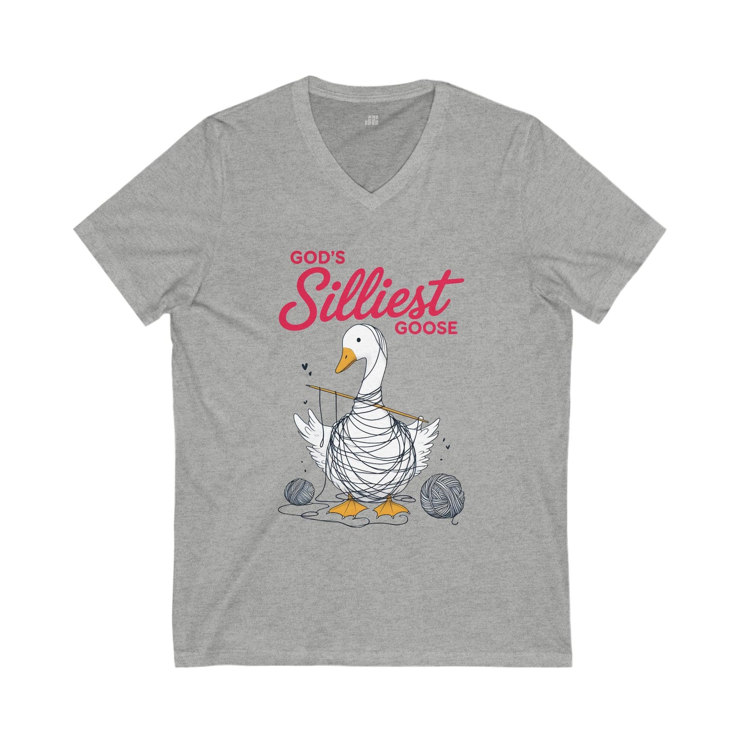 God's Silliest Goose V-Neck Tee