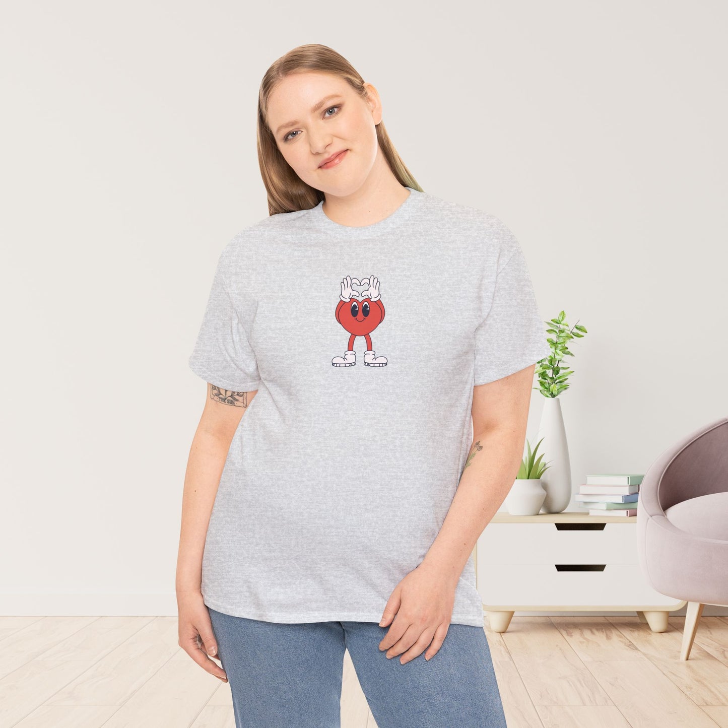 Jesus Loves You Heavy Cotton Tee