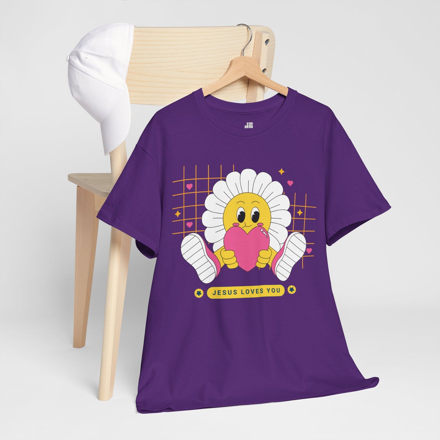 Jesus Loves You Heavy Cotton Tee