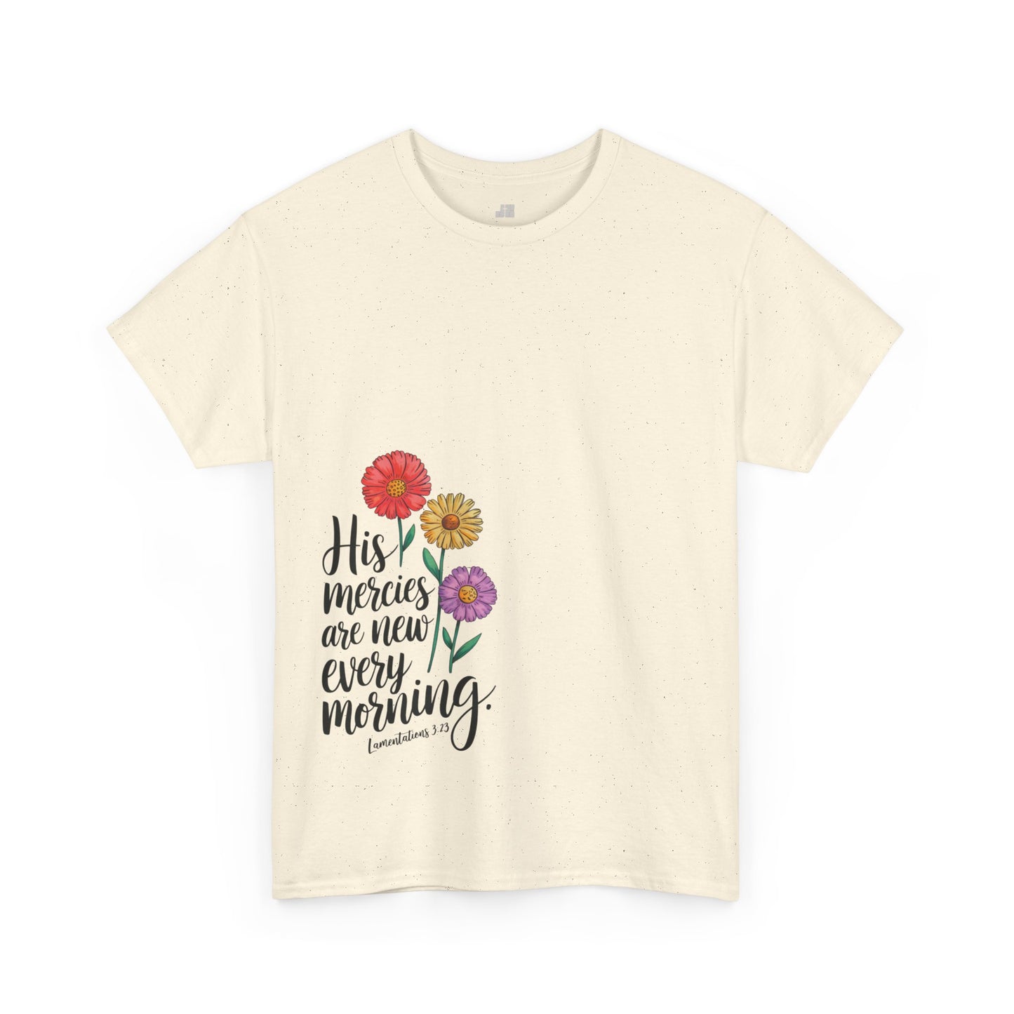 His Mercies Are New Every Morning Heavy Cotton Tee