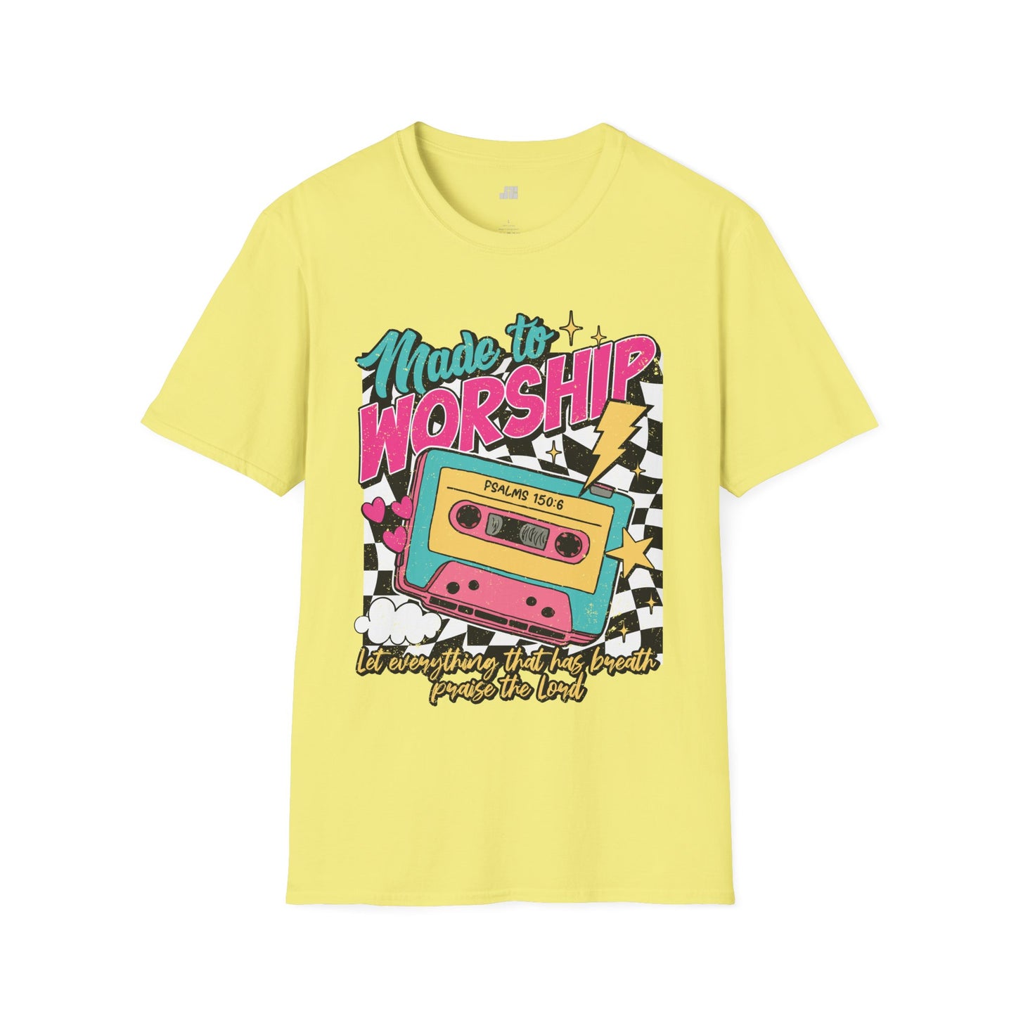 Retro Made to Worship Softstyle T-shirt