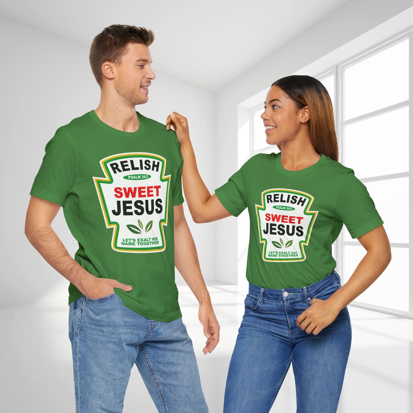 Relish Sweet Jesus Soft Cotton Tee - Psalm 34:3
