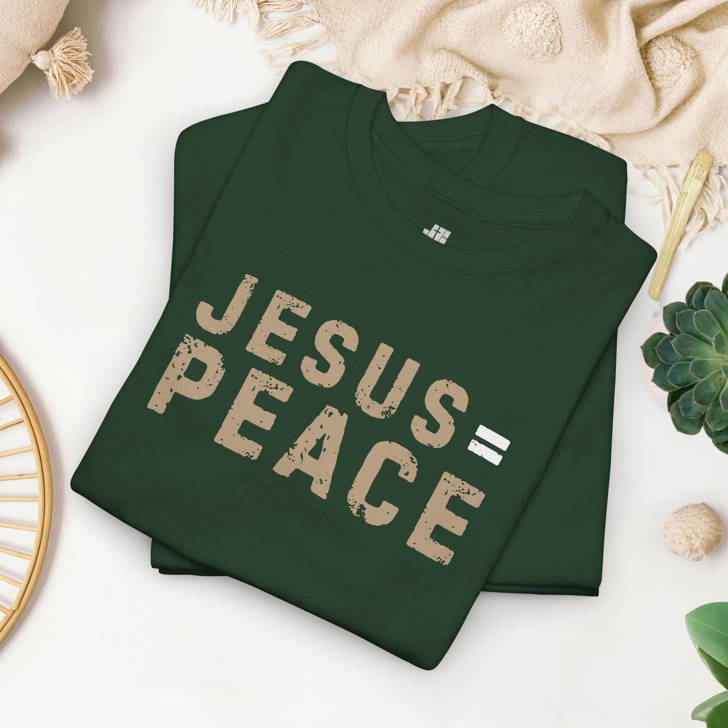 Jesus is Peace Heavy Cotton Tee