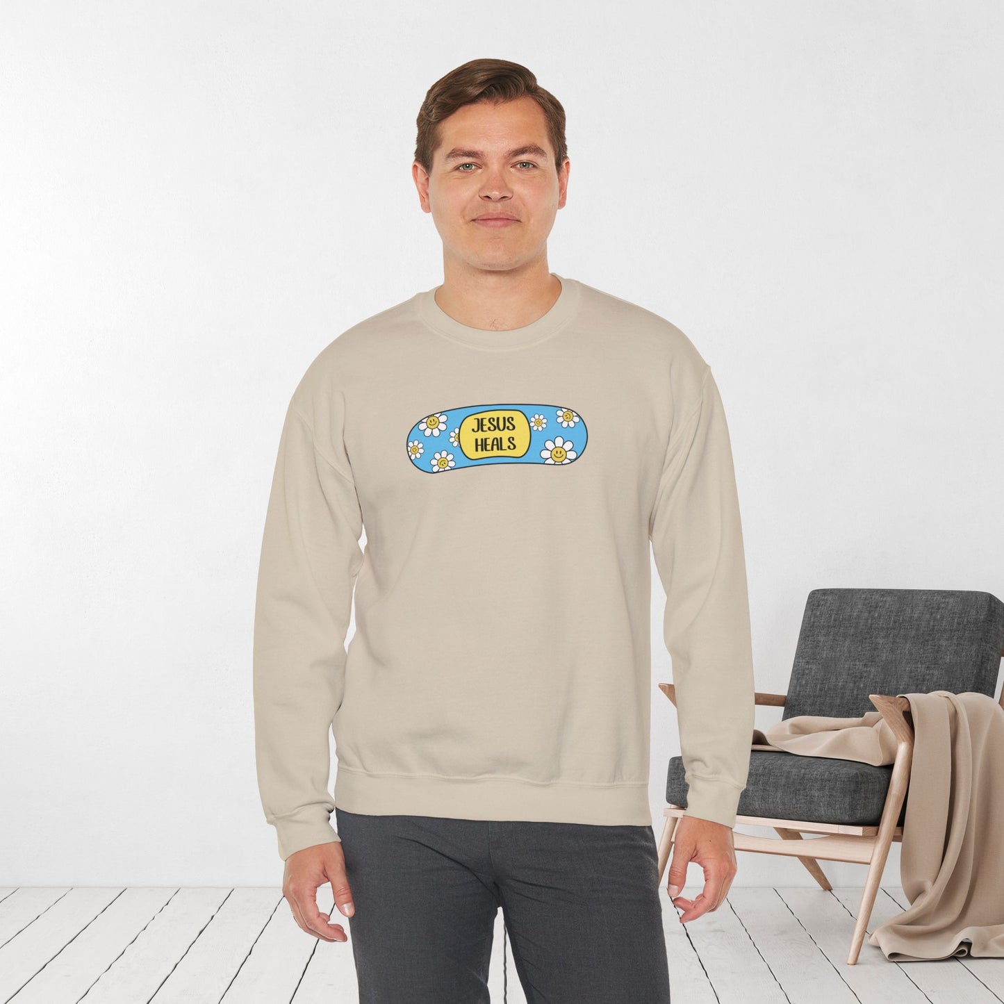 Jesus Heals Sweatshirt