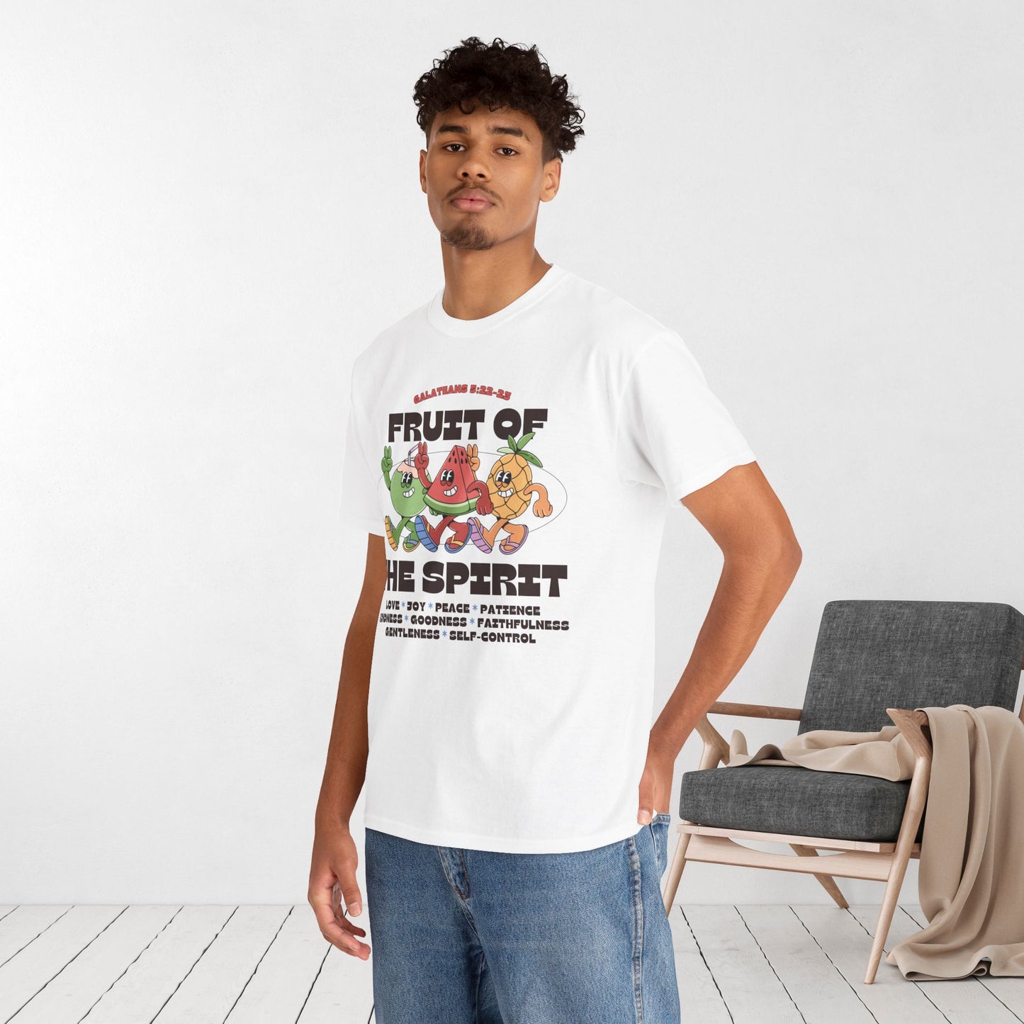 Fruit of The Spirit Heavy Cotton Tee