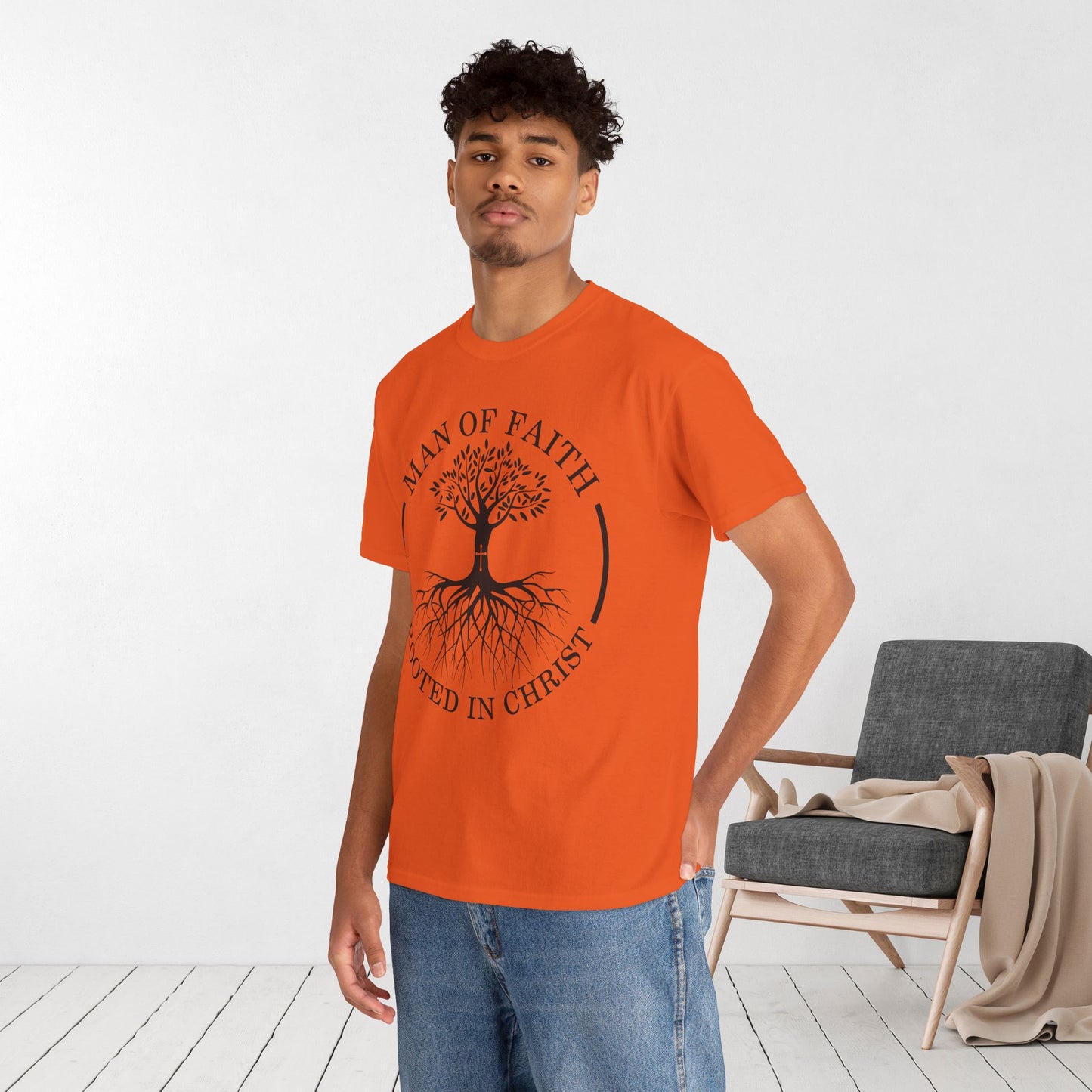 Man of Faith Heavy Cotton Tee