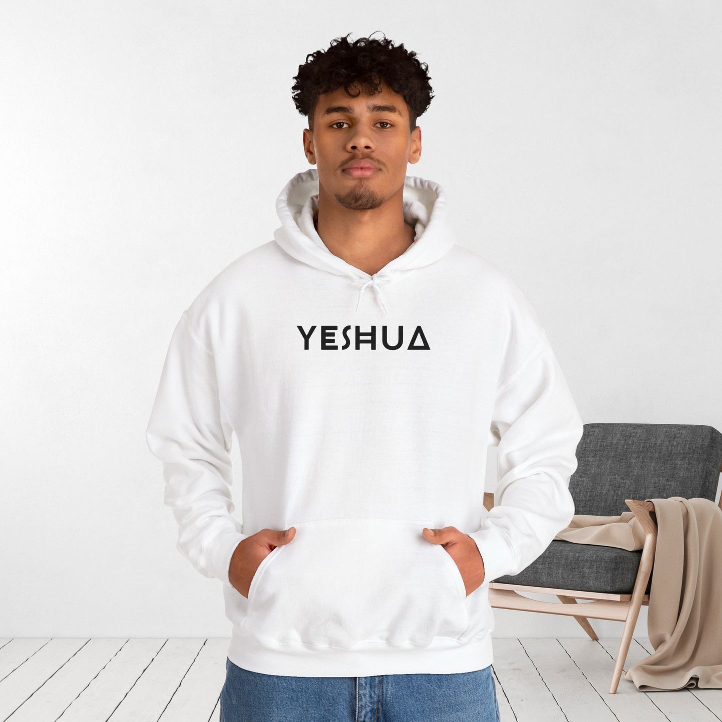 YESHUA Hoodie - Minimalist Christian Hoodie