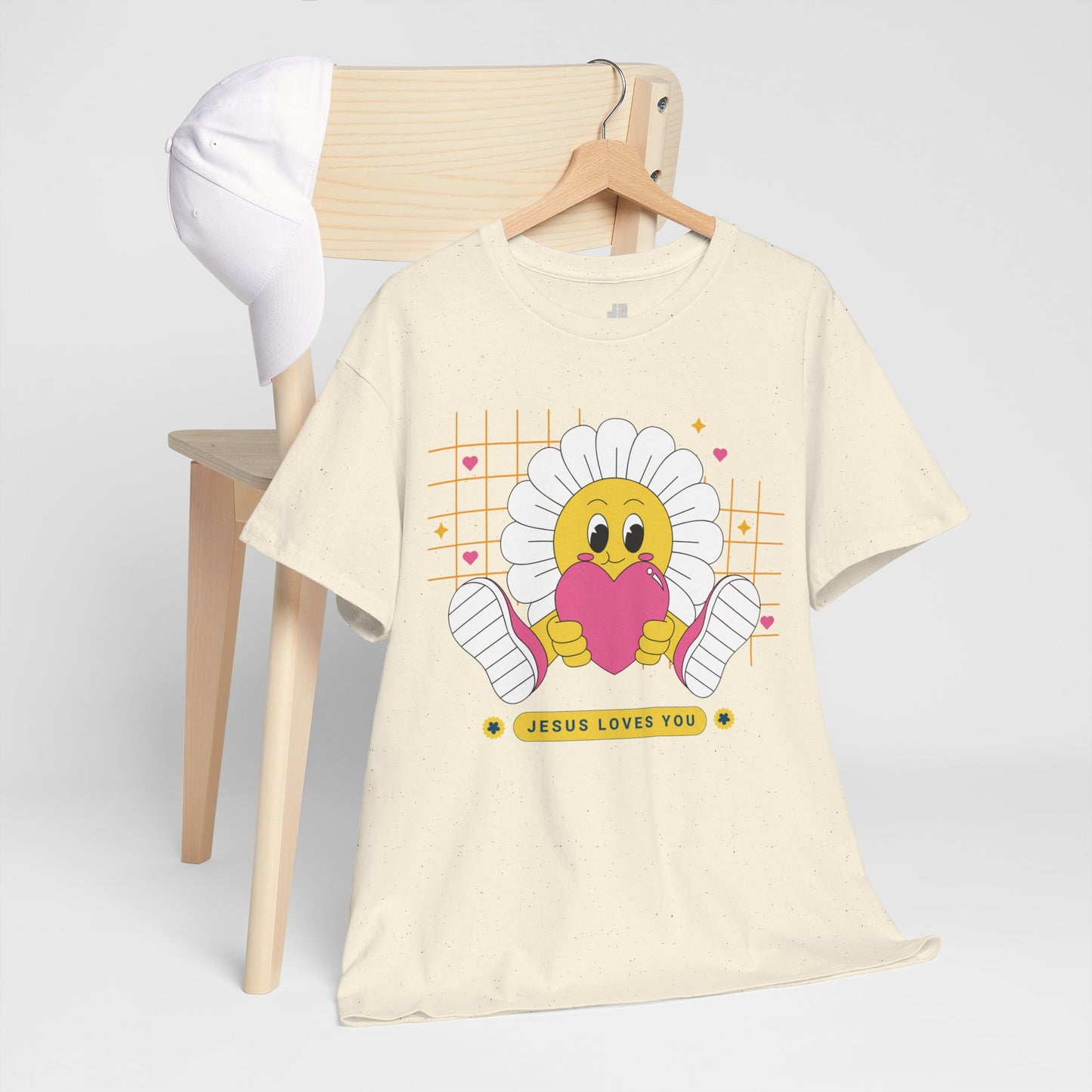 Jesus Loves You Heavy Cotton Tee