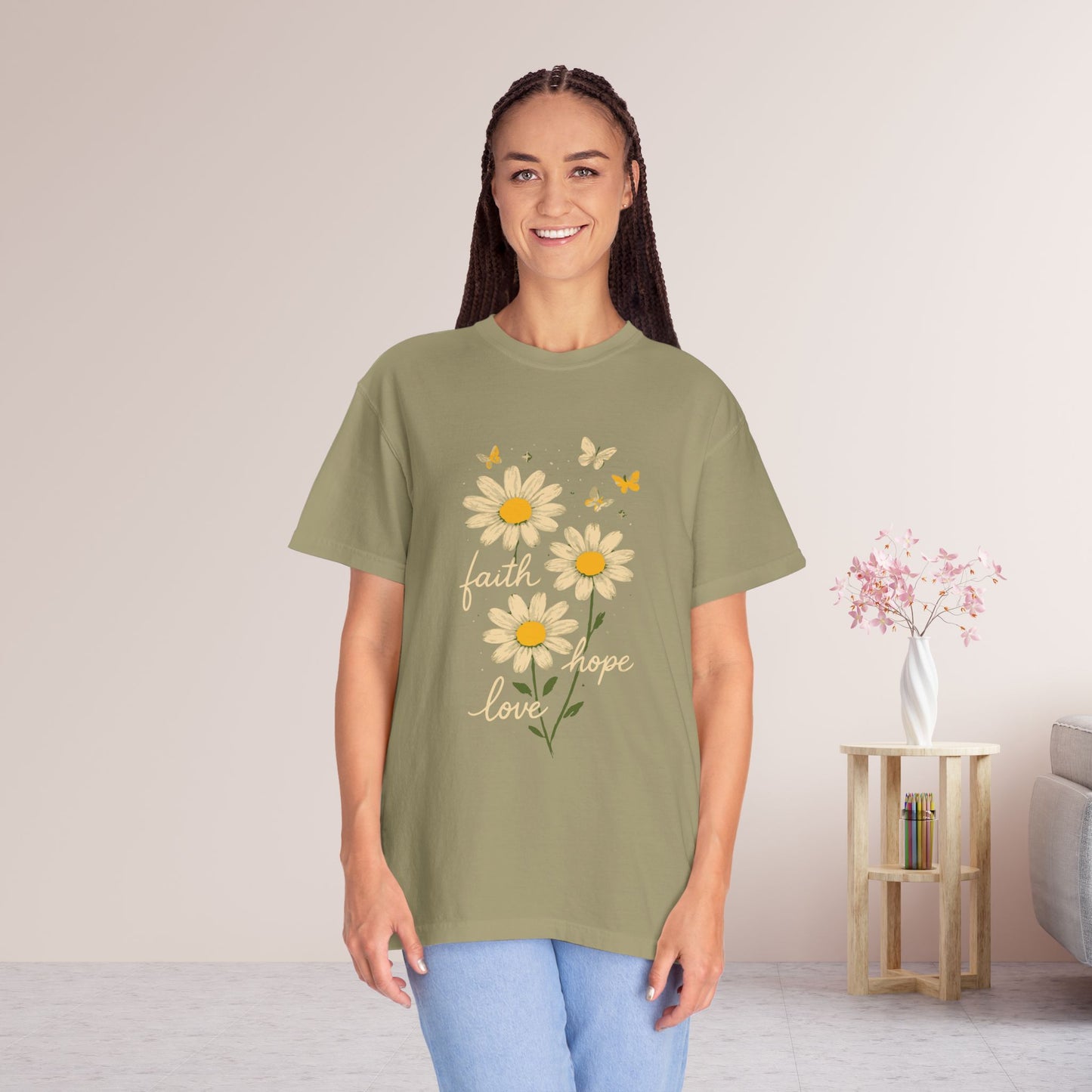 Faith Hope Love Comfort Colors Shirt