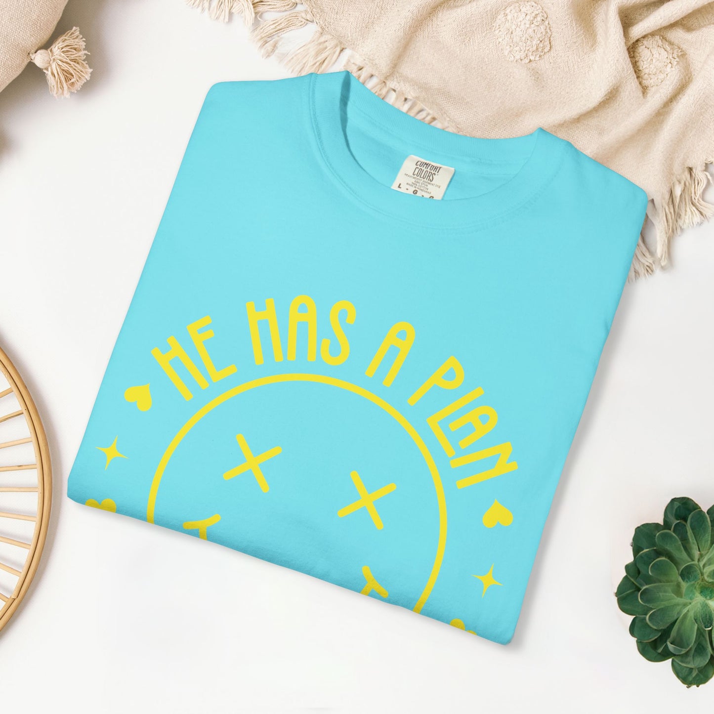 He Has a Plan I Have a Purpose Comfort Colors Shirt