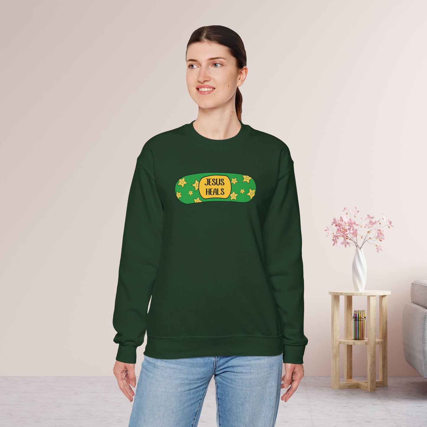 Jesus Heals Sweatshirt