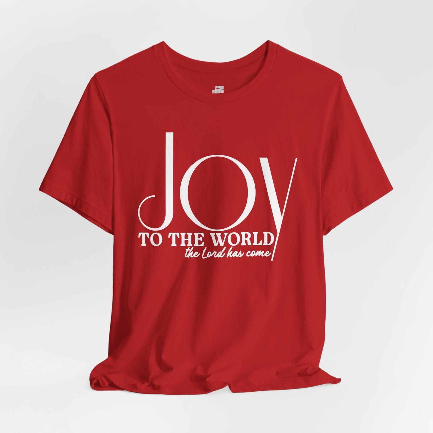 Joy to The World Soft Cotton Tee - Christian Christmas Shirt