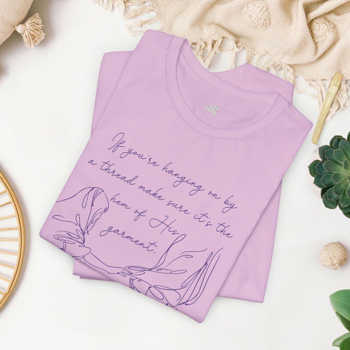 If You’re Hanging On By a Thread... Soft Cotton Tee