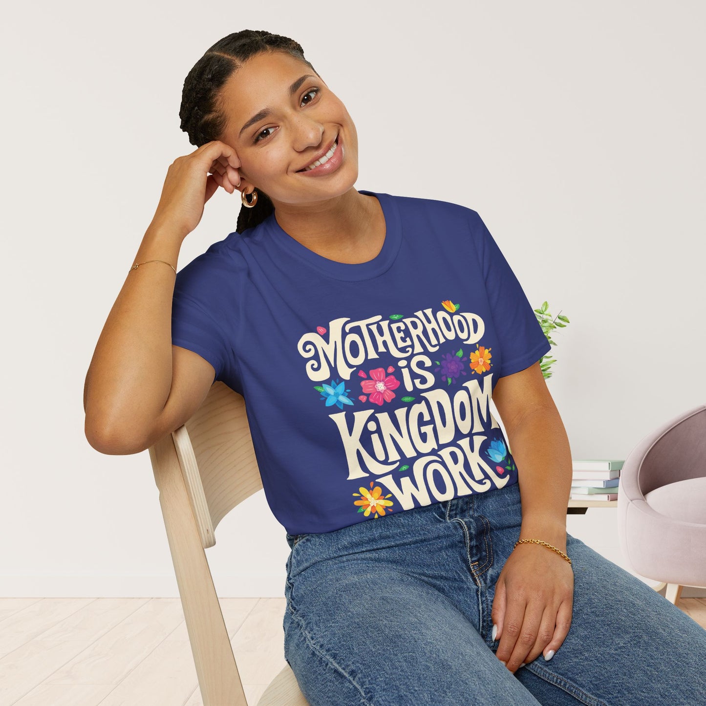 Motherhood is Kingdom Work Softstyle T-shirt