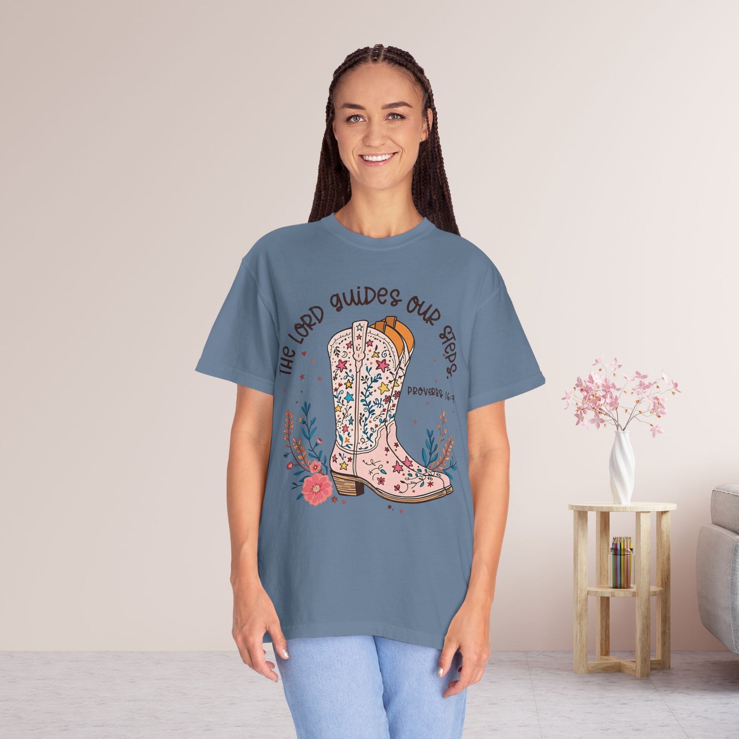 The Lord Guides Our Steps Comfort Colors Shirt
