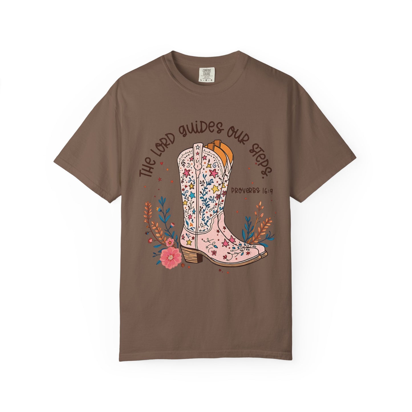 The Lord Guides Our Steps Comfort Colors Shirt