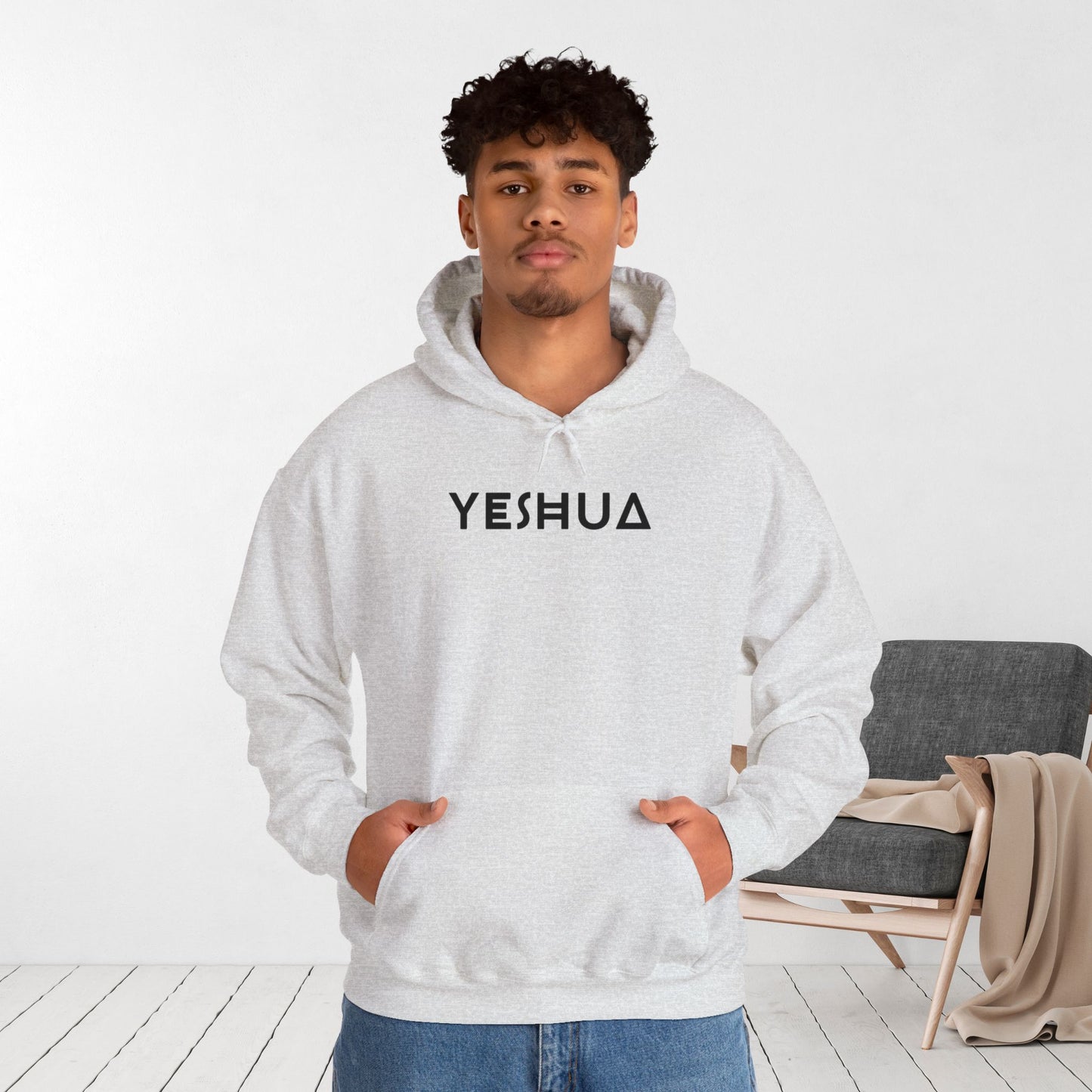 YESHUA Hoodie - Minimalist Christian Hoodie