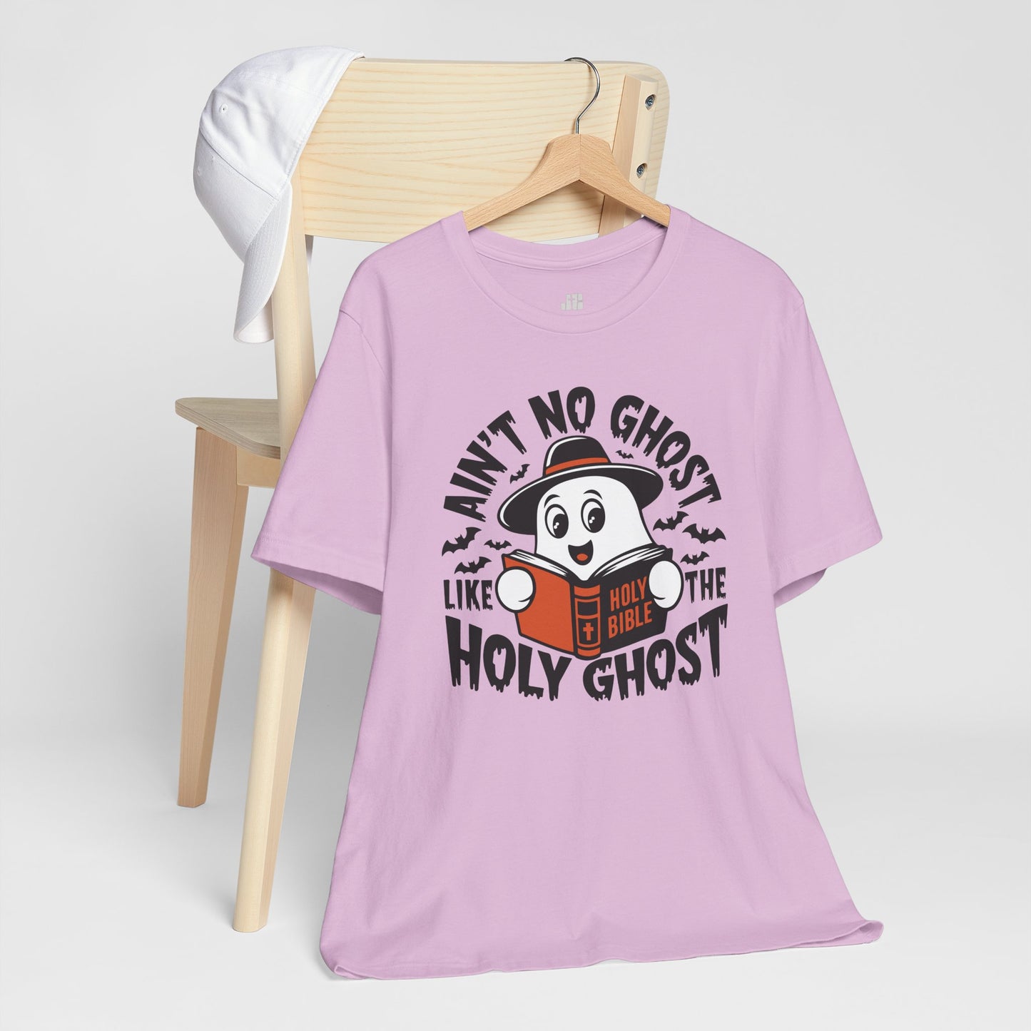 Ain't No Ghost Like The Holy Ghost Soft Cotton Tee - Christian Shirt