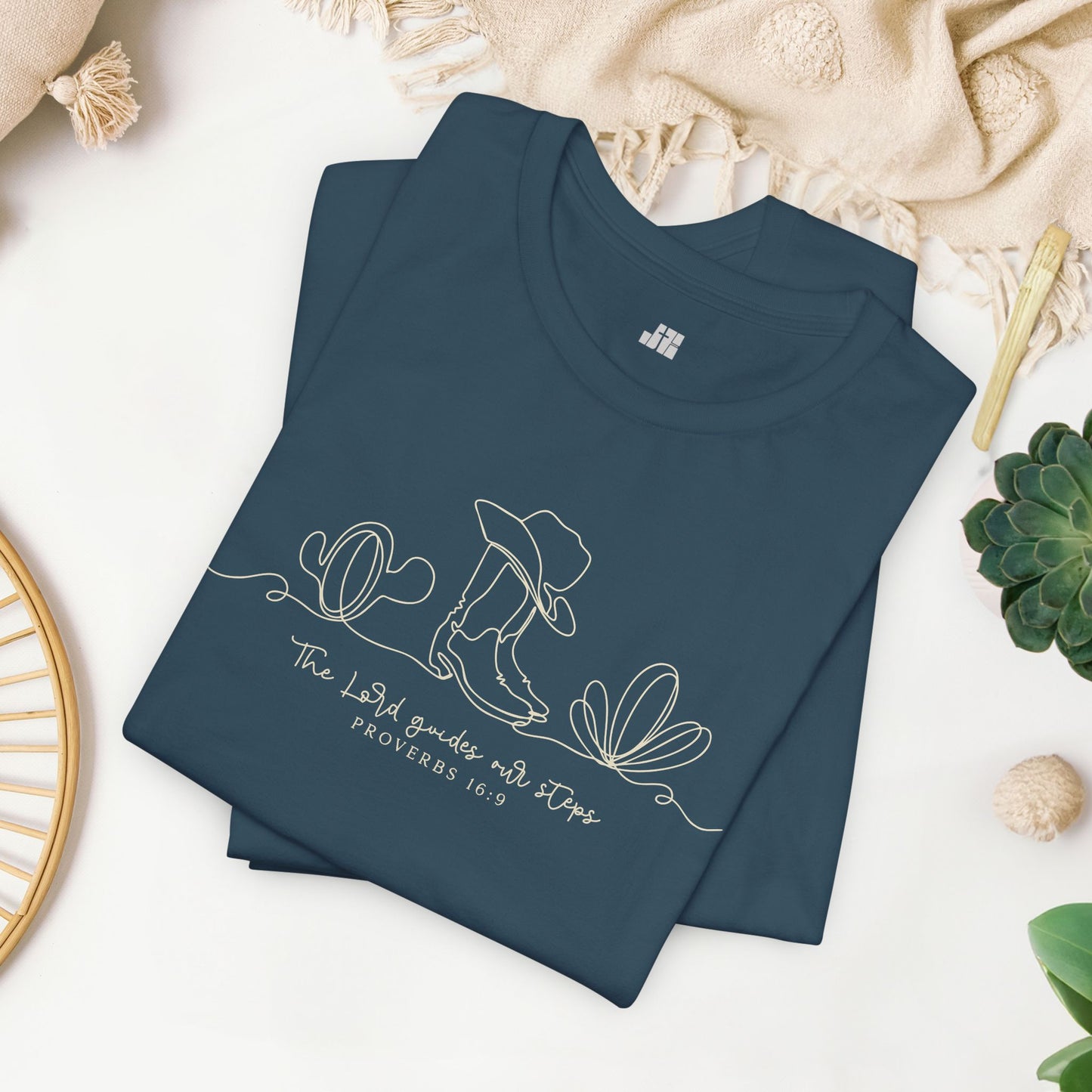 The Lord Guides Our Steps Soft Cotton Tee