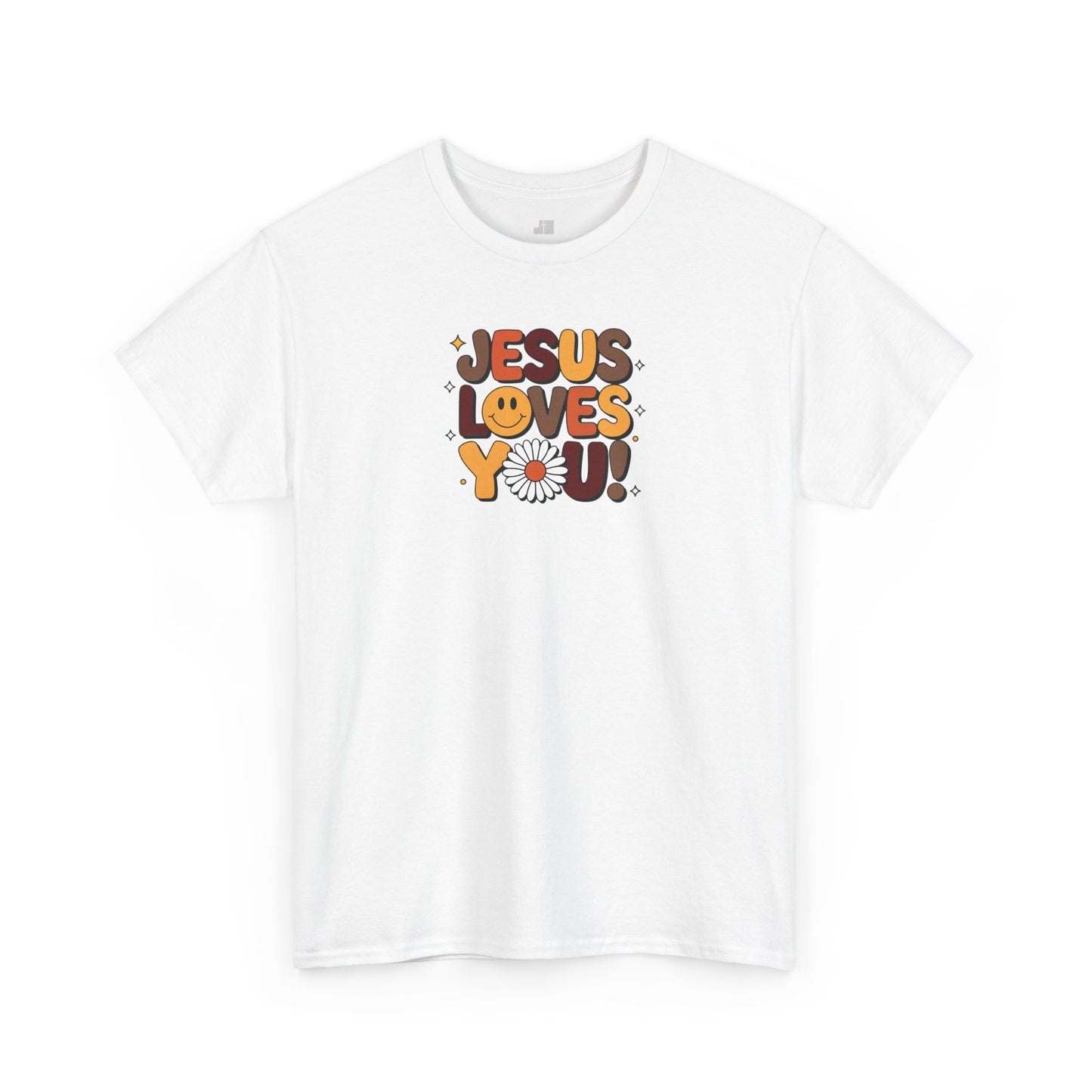 Jesus Loves You Heavy Cotton Tee
