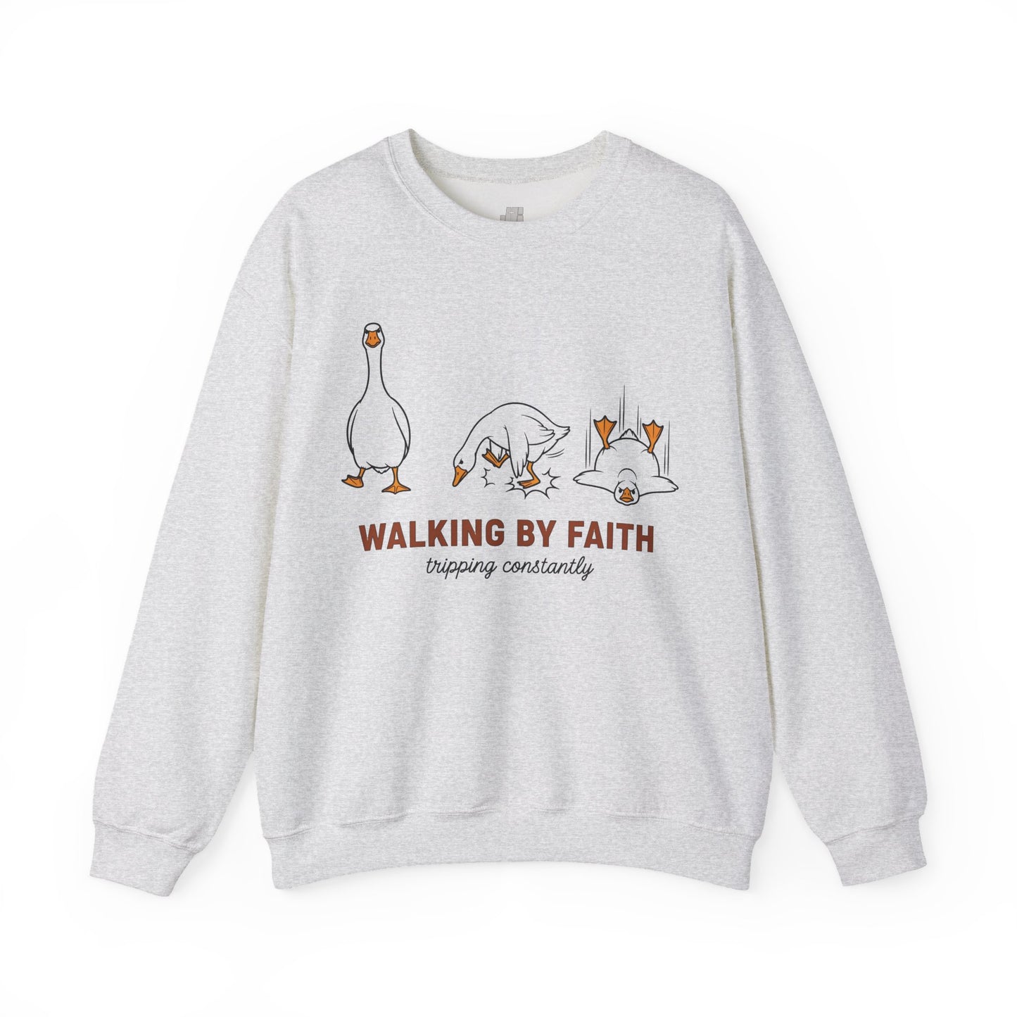 Walking By Faith Tripping Constantly Sweatshirt
