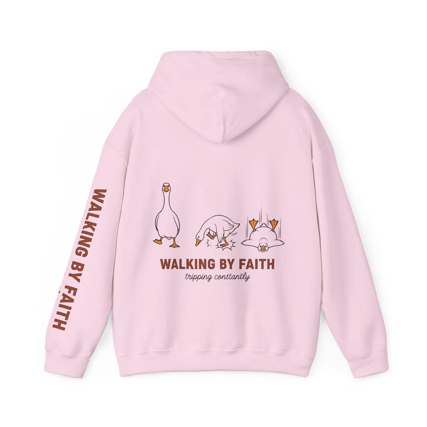 Walking By Faith Tripping Constantly Hoodie
