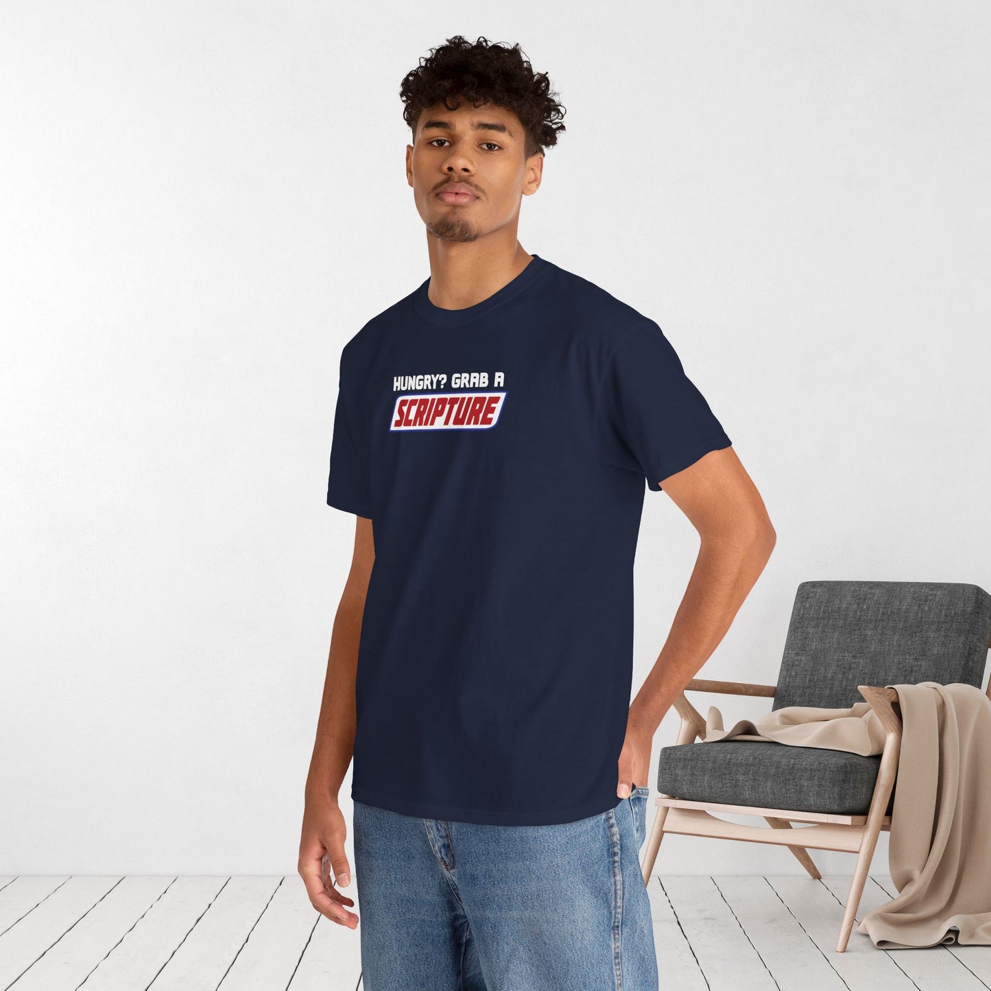 Hungry? Grab a Scripture Heavy Cotton Tee