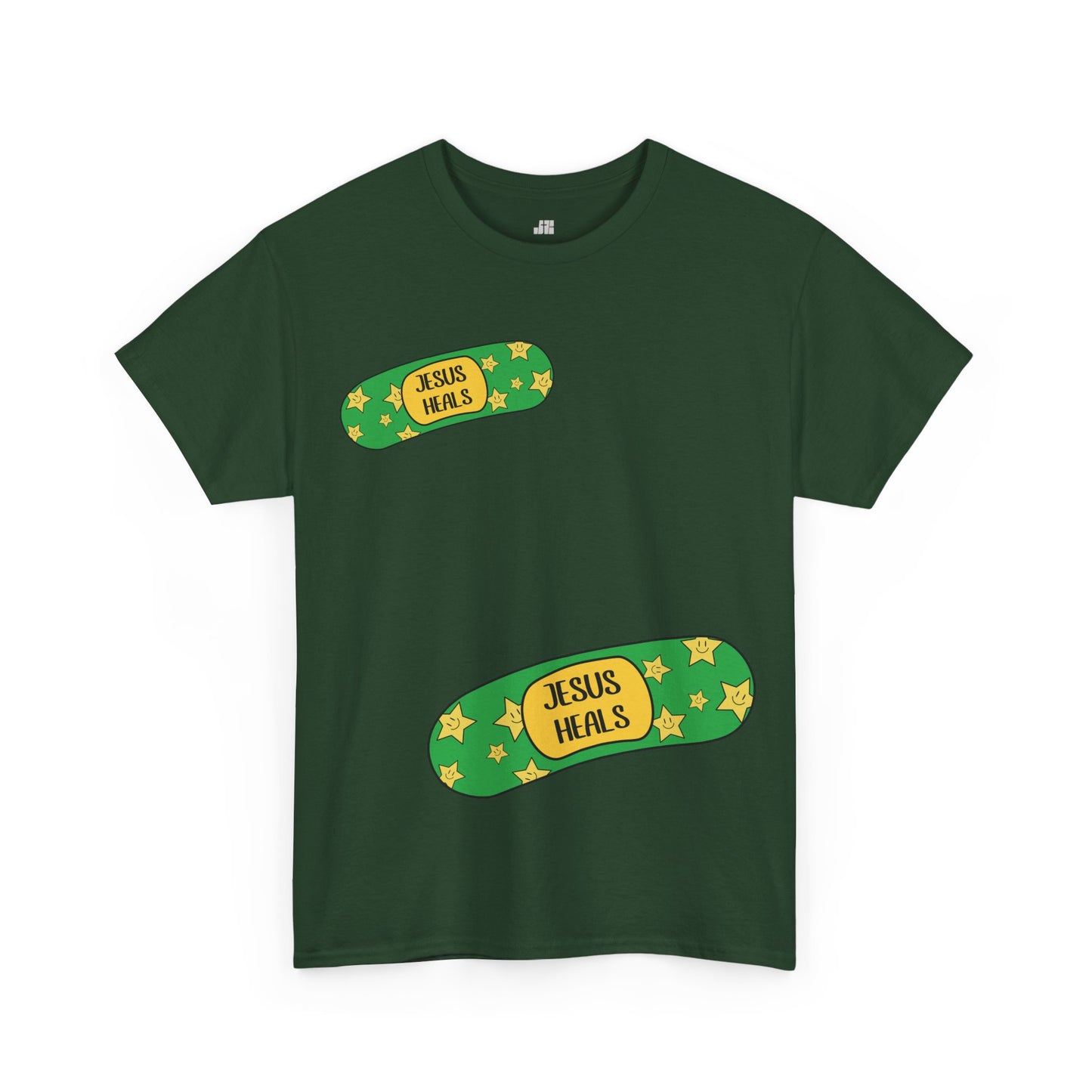 Jesus Heals Heavy Cotton Tee