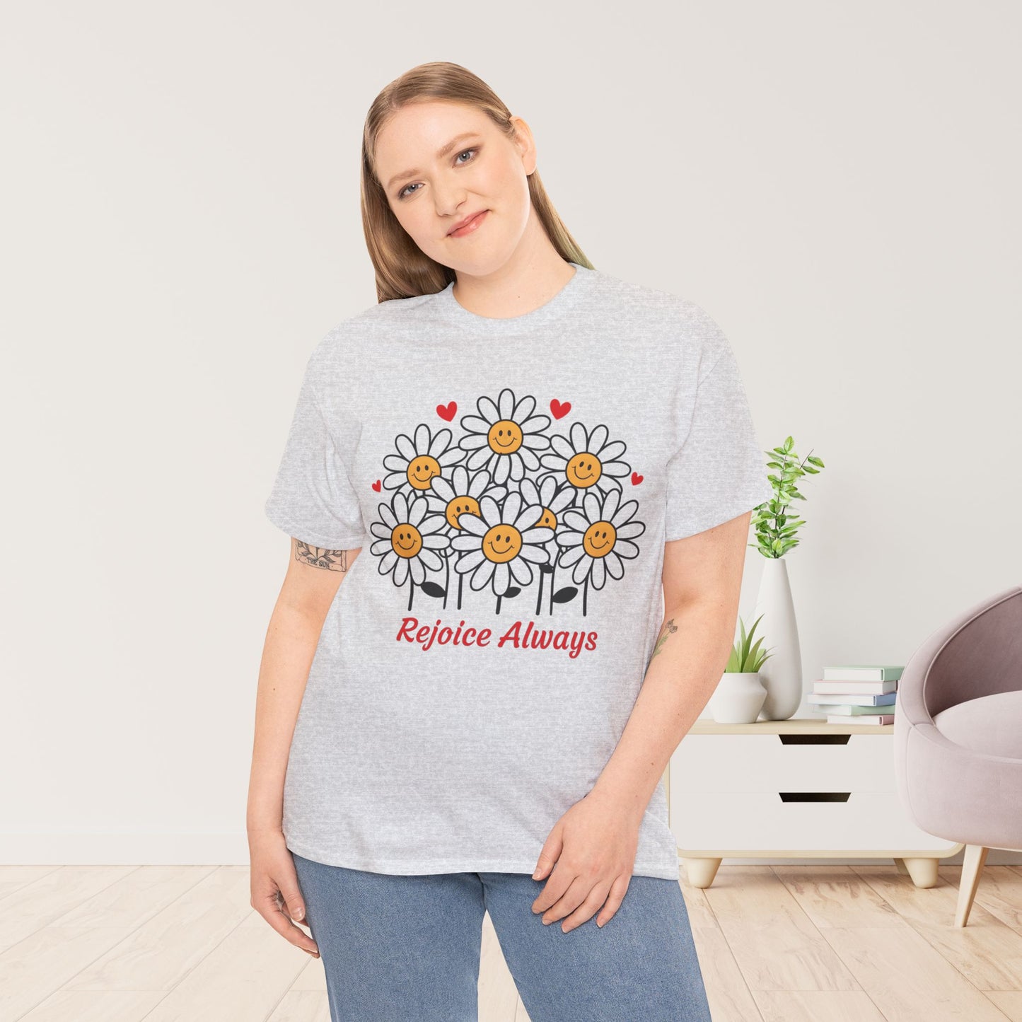 Rejoice Always Heavy Cotton Tee